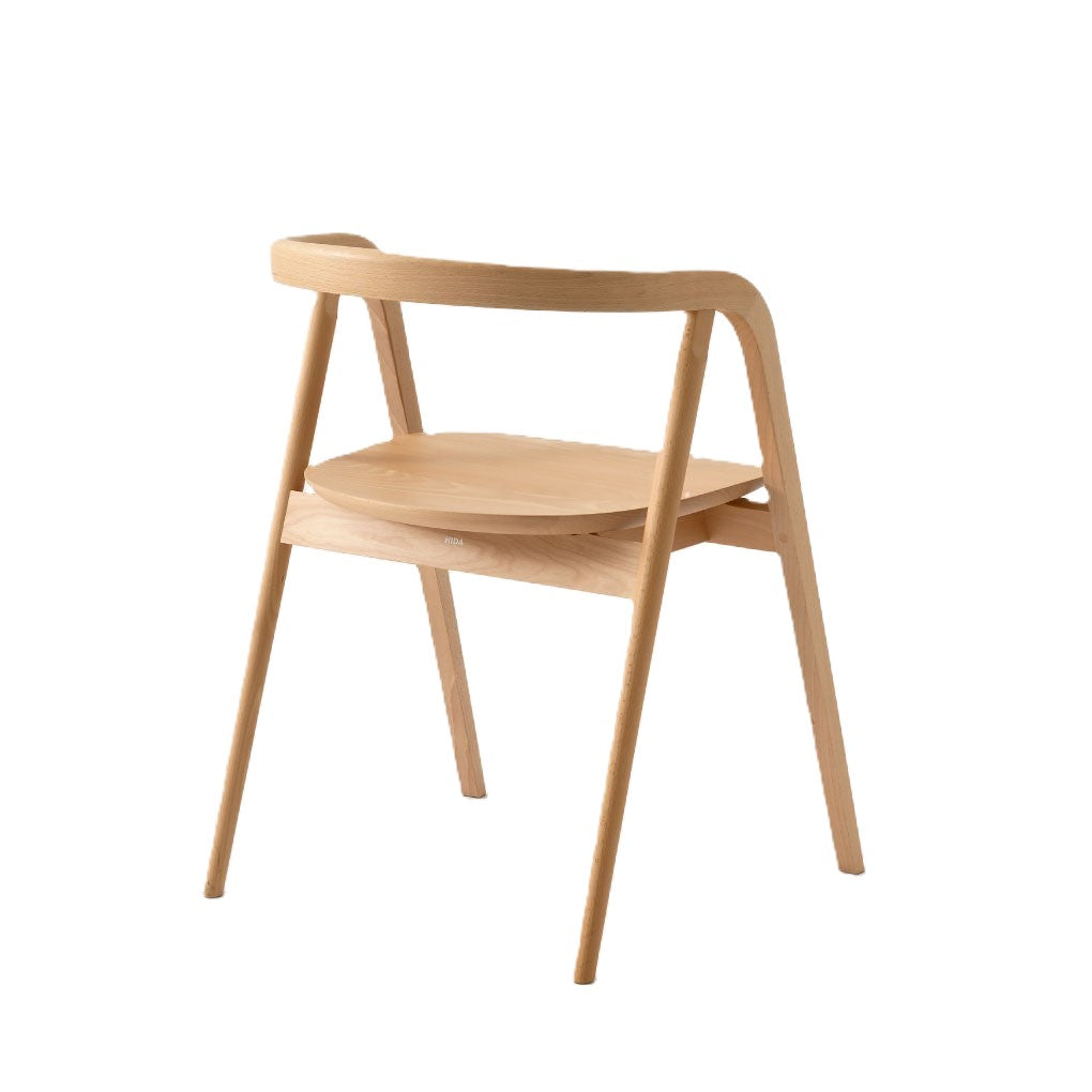 Shika Arm Chair — Wood Seat