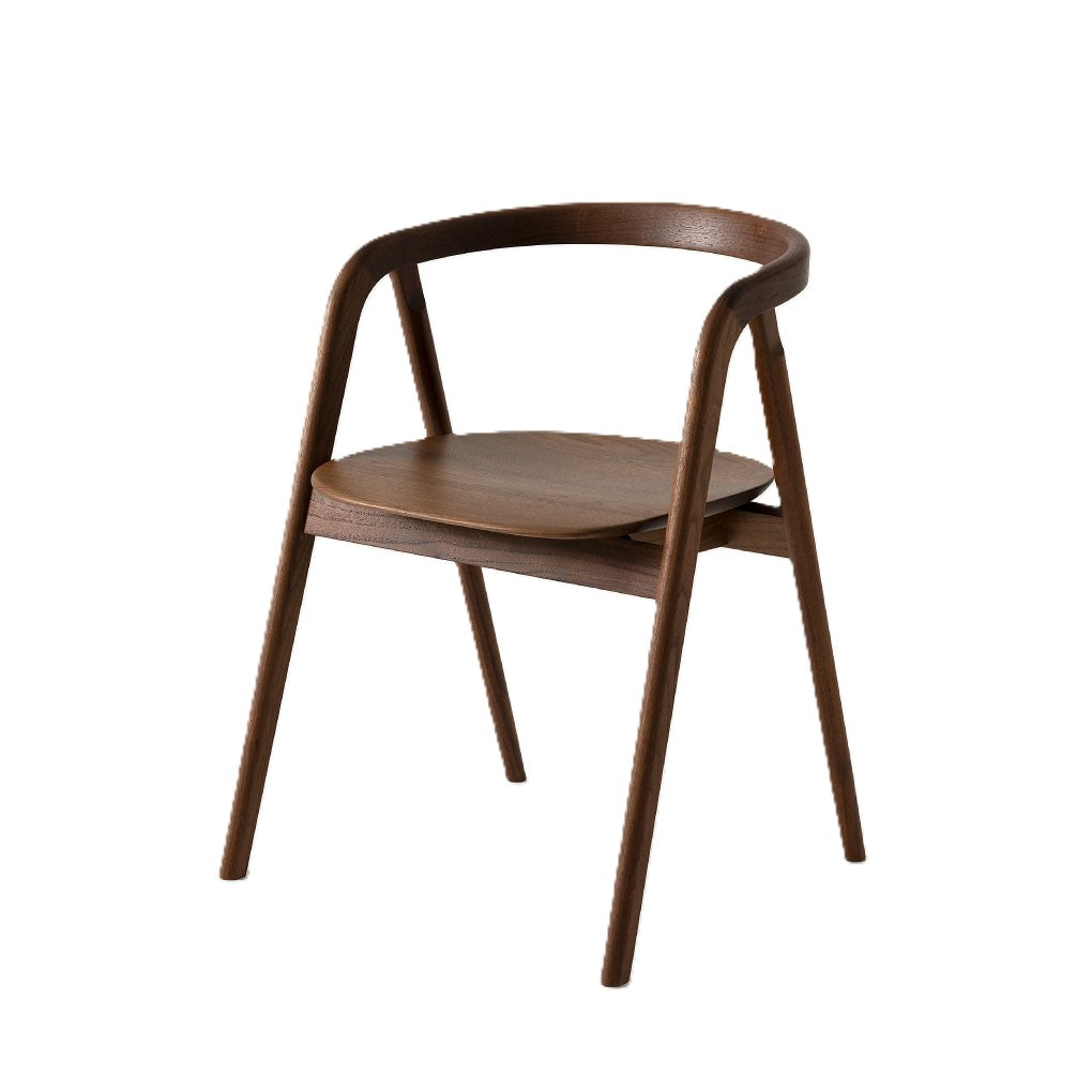Shika Arm Chair — Wood Seat by Kengo Kuma — Rarify