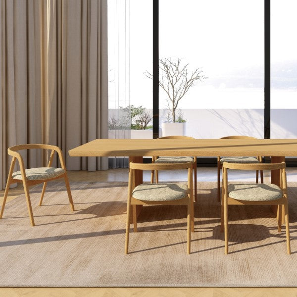 Shika Arm Chair — Upholstered Seat