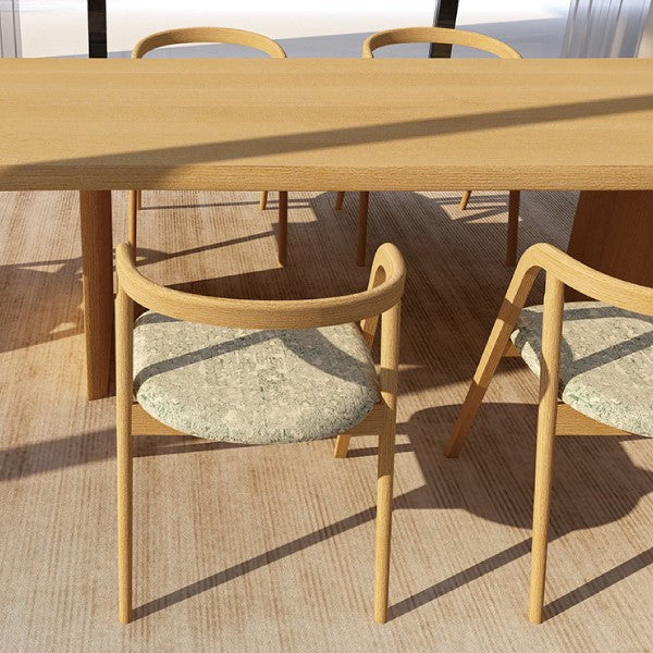 Shika Arm Chair — Upholstered Seat