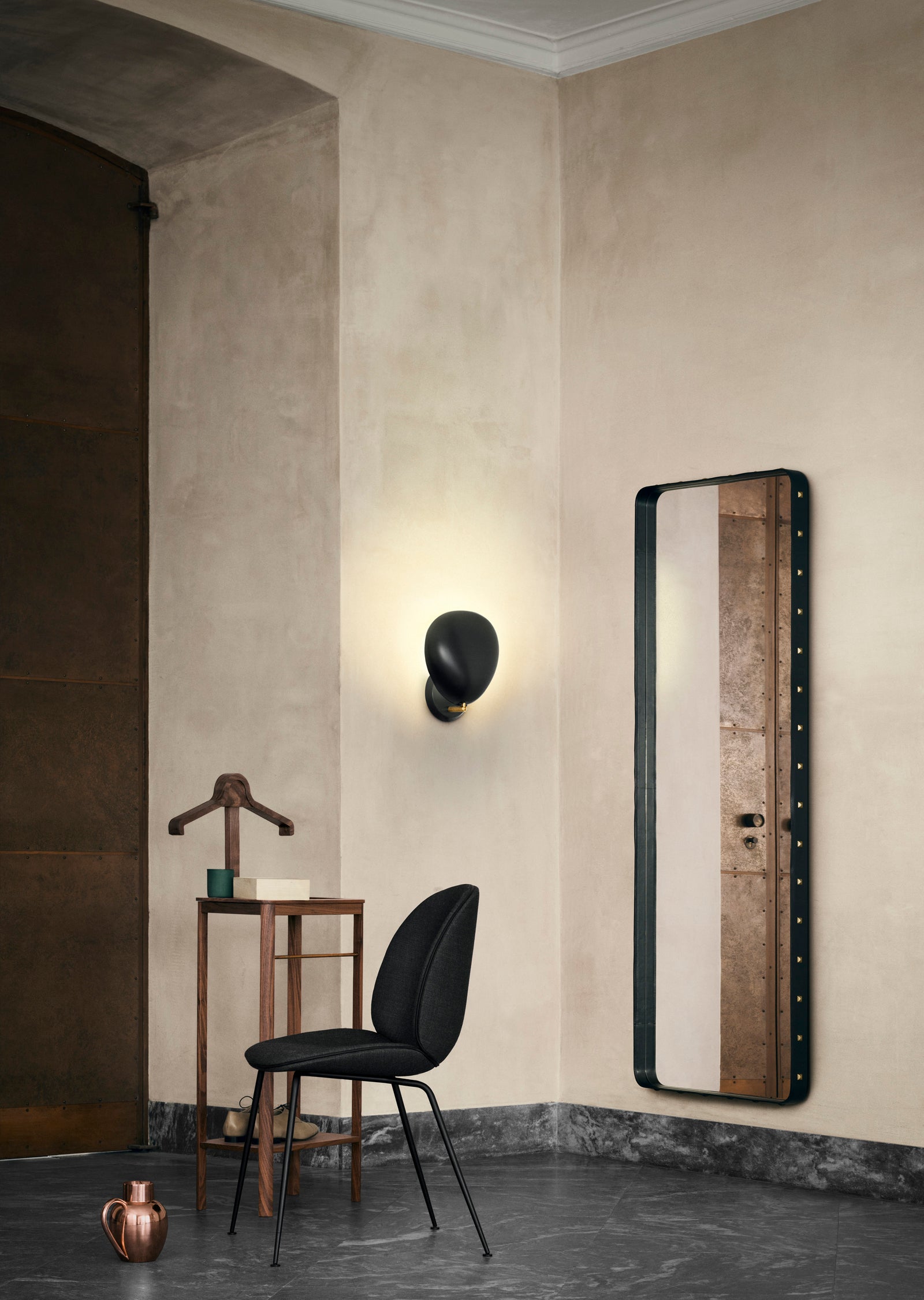 Adnet Wall Mirror — Round and Rectangle