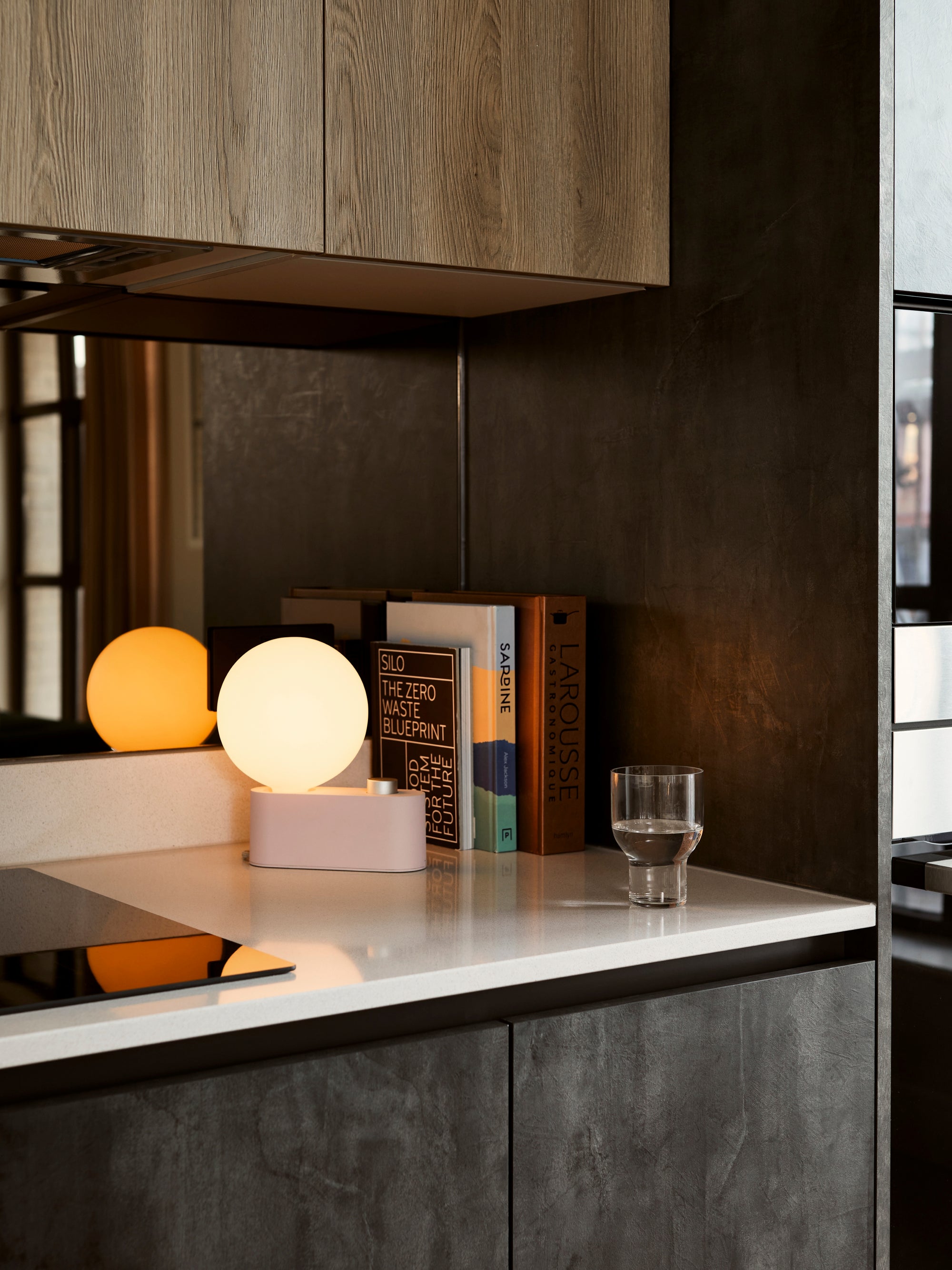 Alumina Table and Wall Lamp
