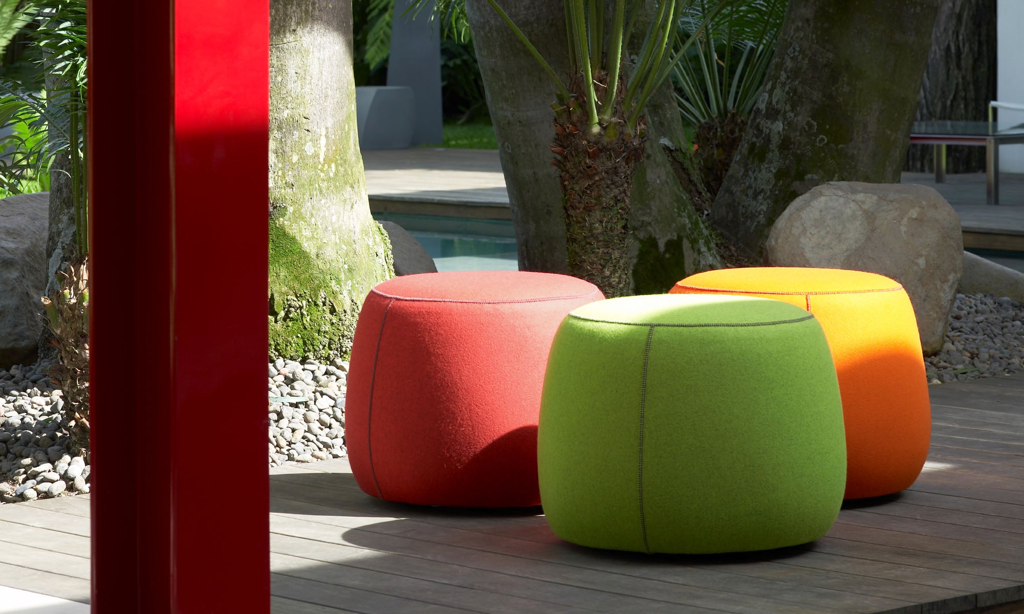 Apel Ottoman — Saddle Stitched