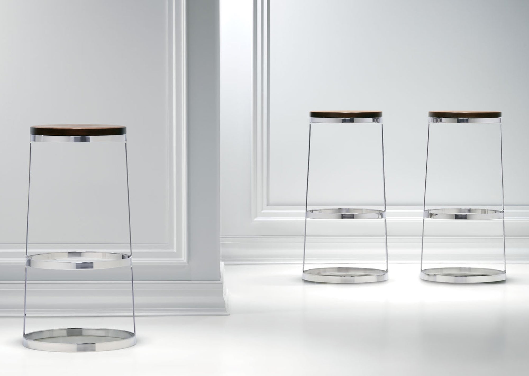 Aro Bar and Counter Stool — Wood Seat