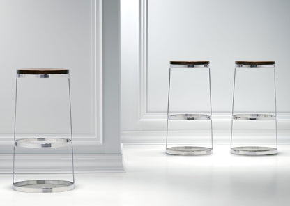 Aro Bar and Counter Stool — Wood Seat