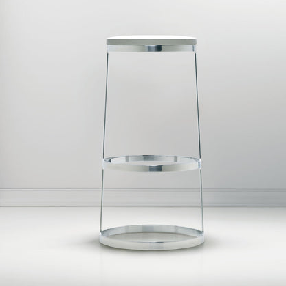 Aro Bar and Counter Stool — Upholstered Seat