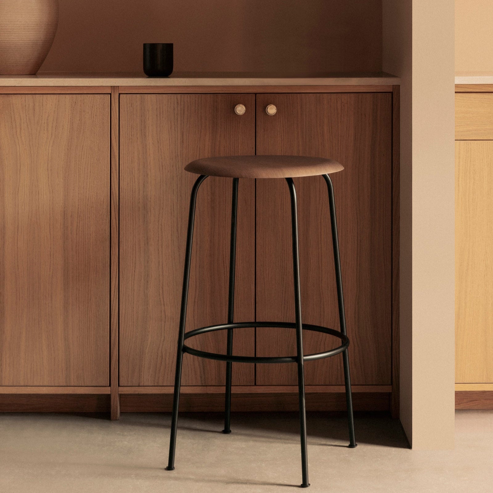 Afteroom Counter and Bar Stool — Wood