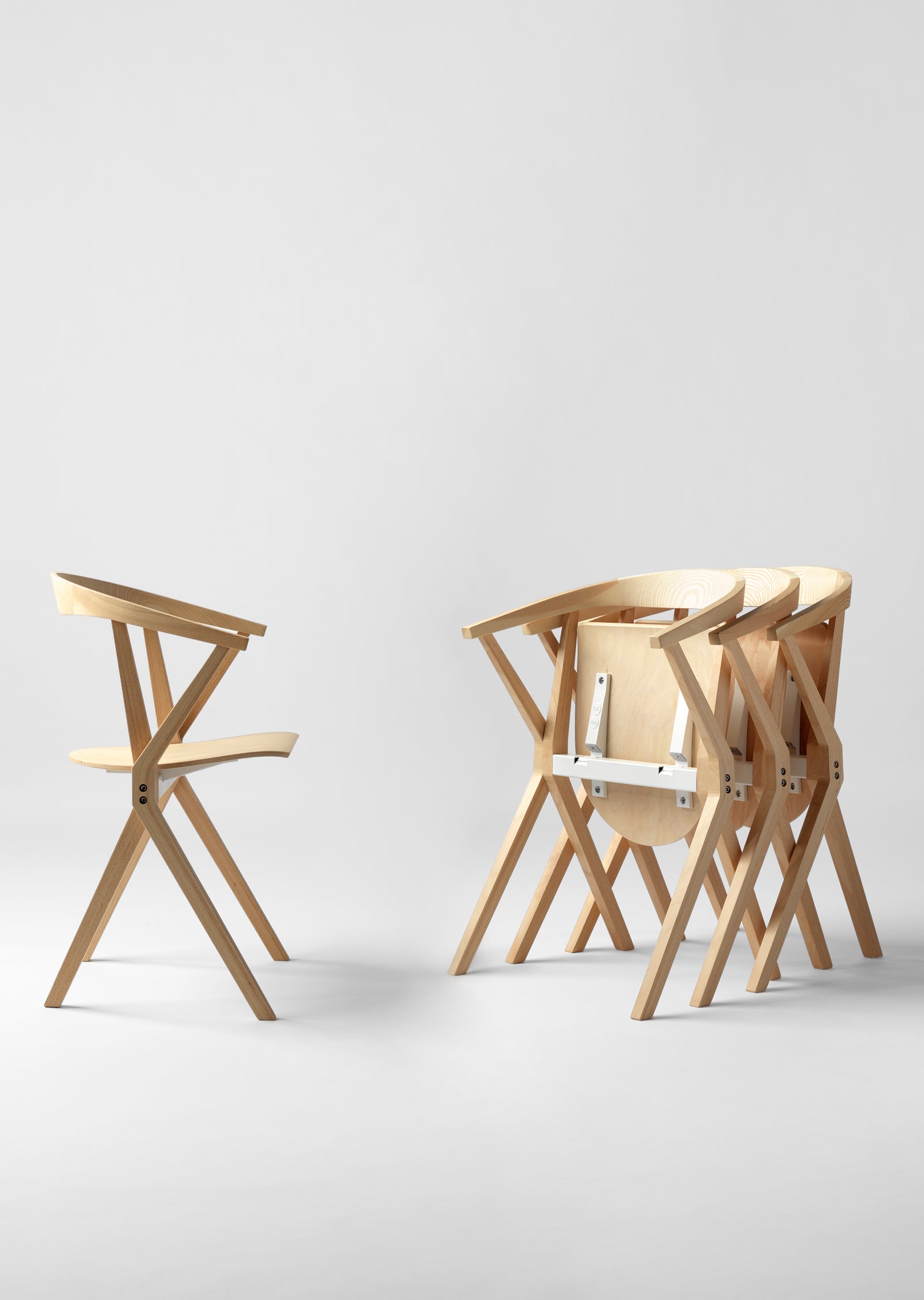 Chair B — Wood Seat
