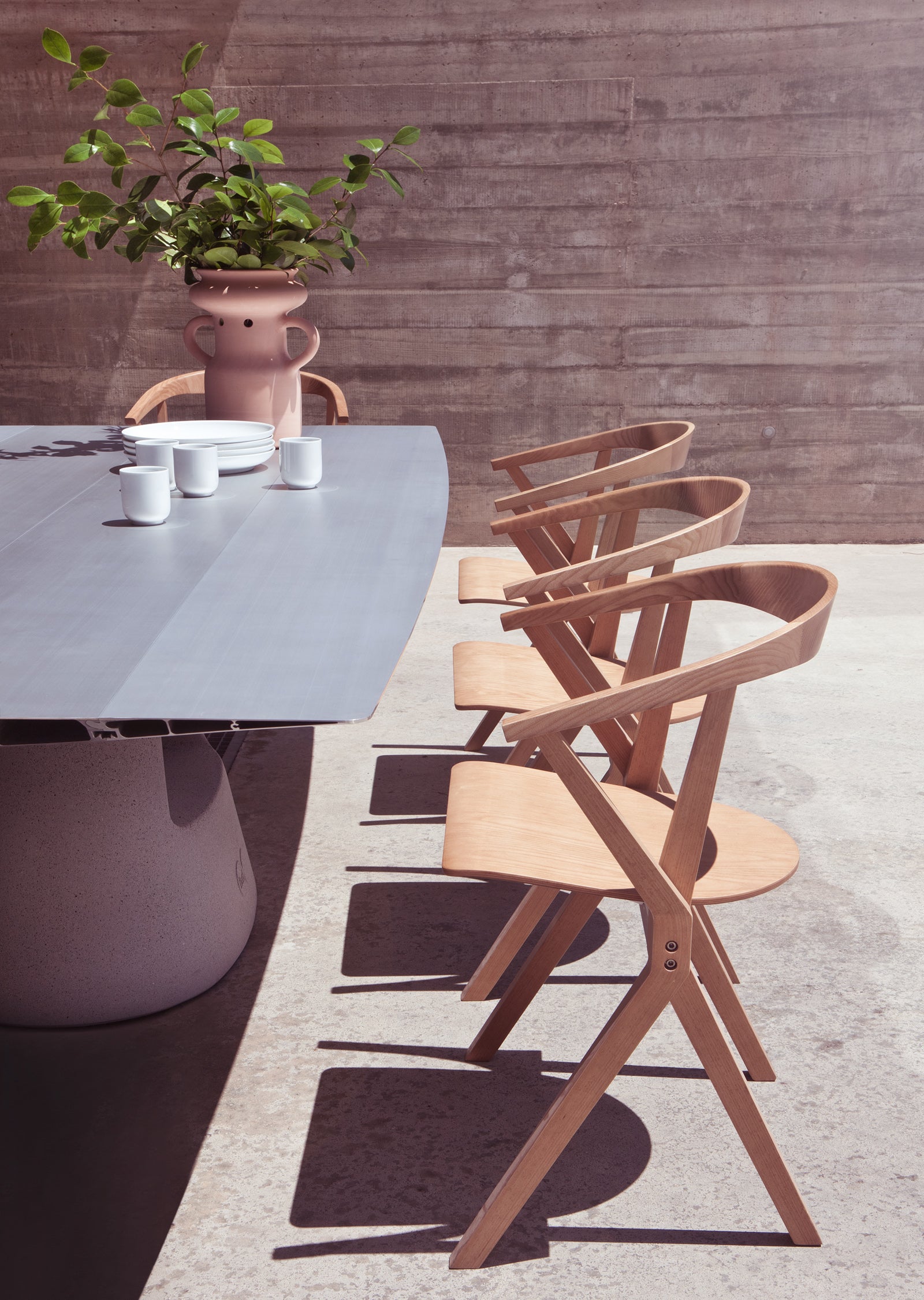 Chair B — Wood Seat