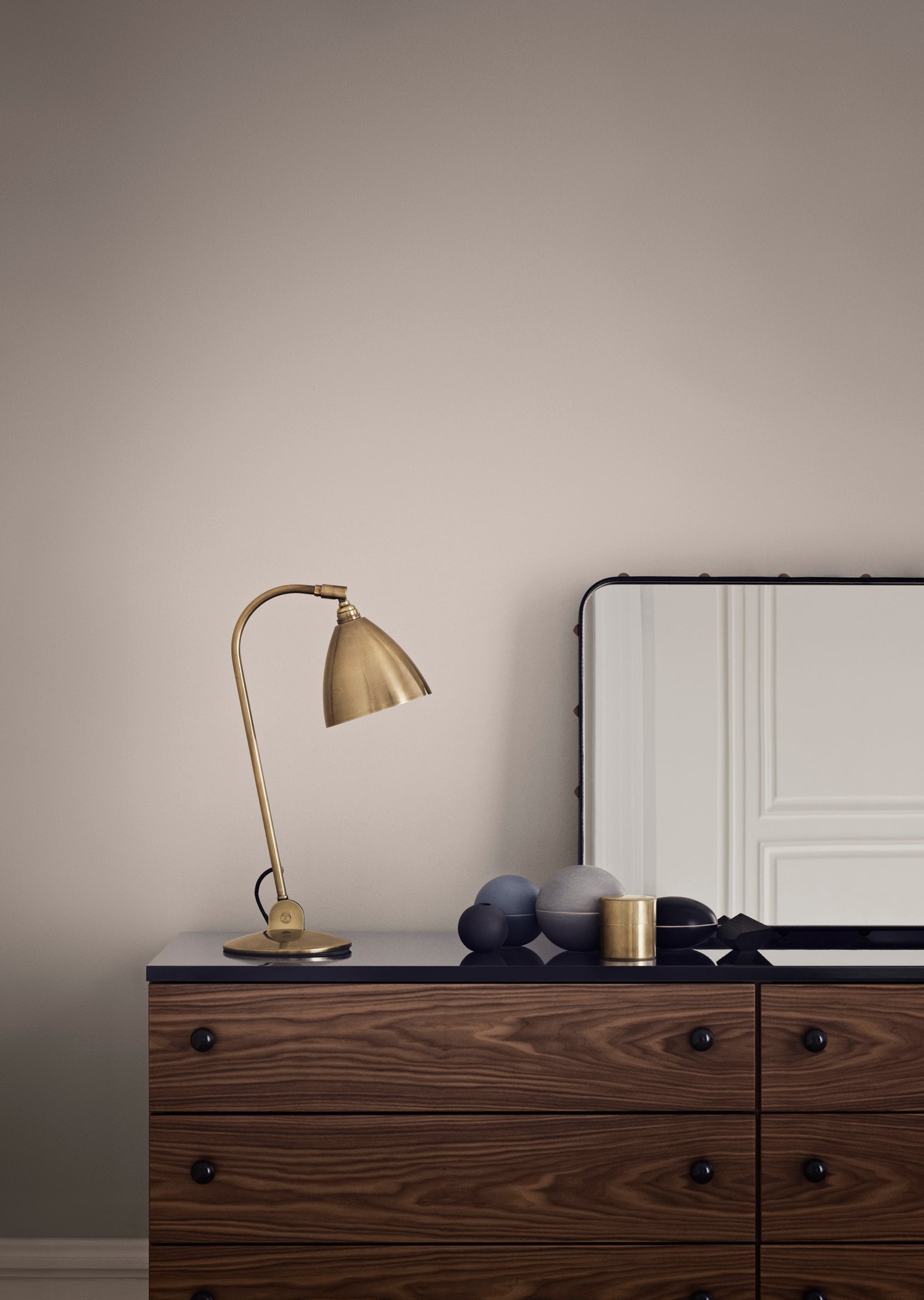 Adnet Wall Mirror — Round and Rectangle