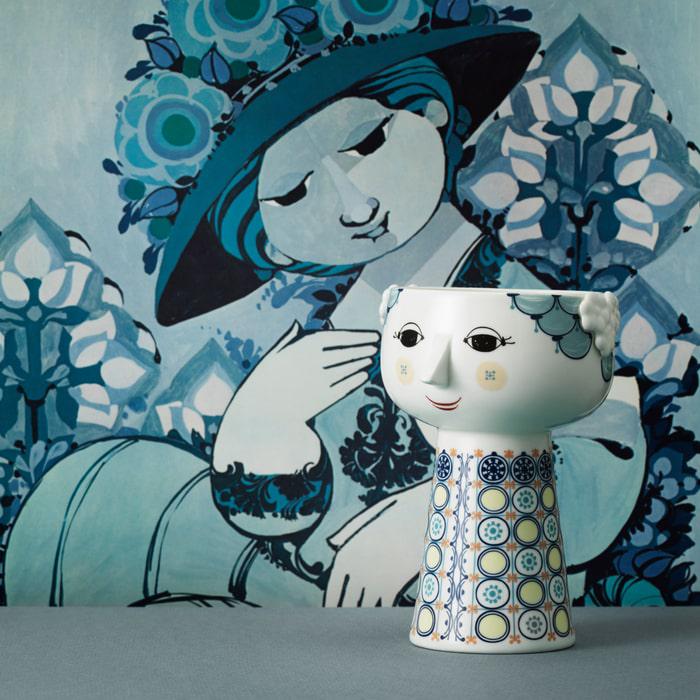 Bjørn Wiinblad Eva Vase — Dark Blue
