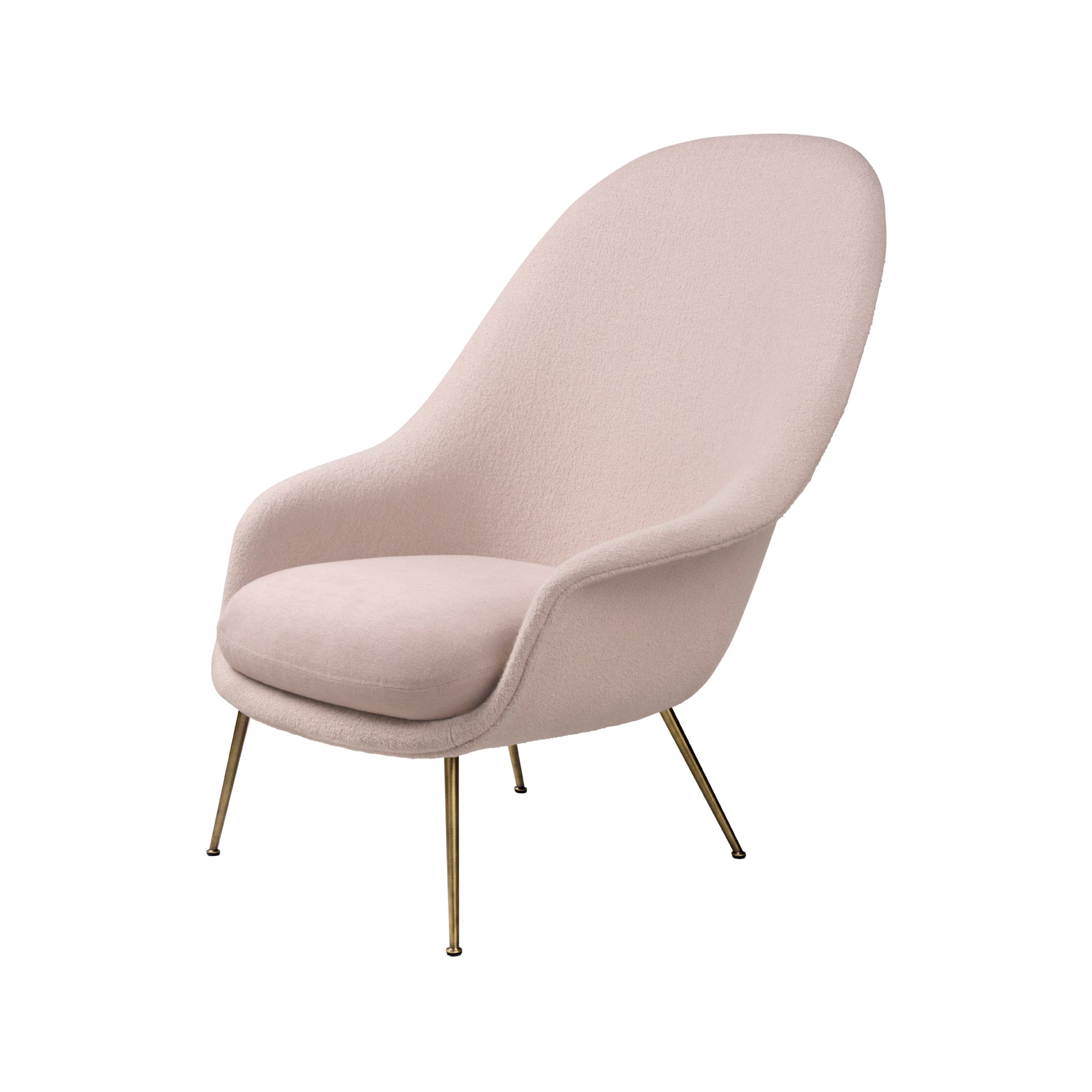 Bat Lounge Chair — High and Low Back with Conic Base