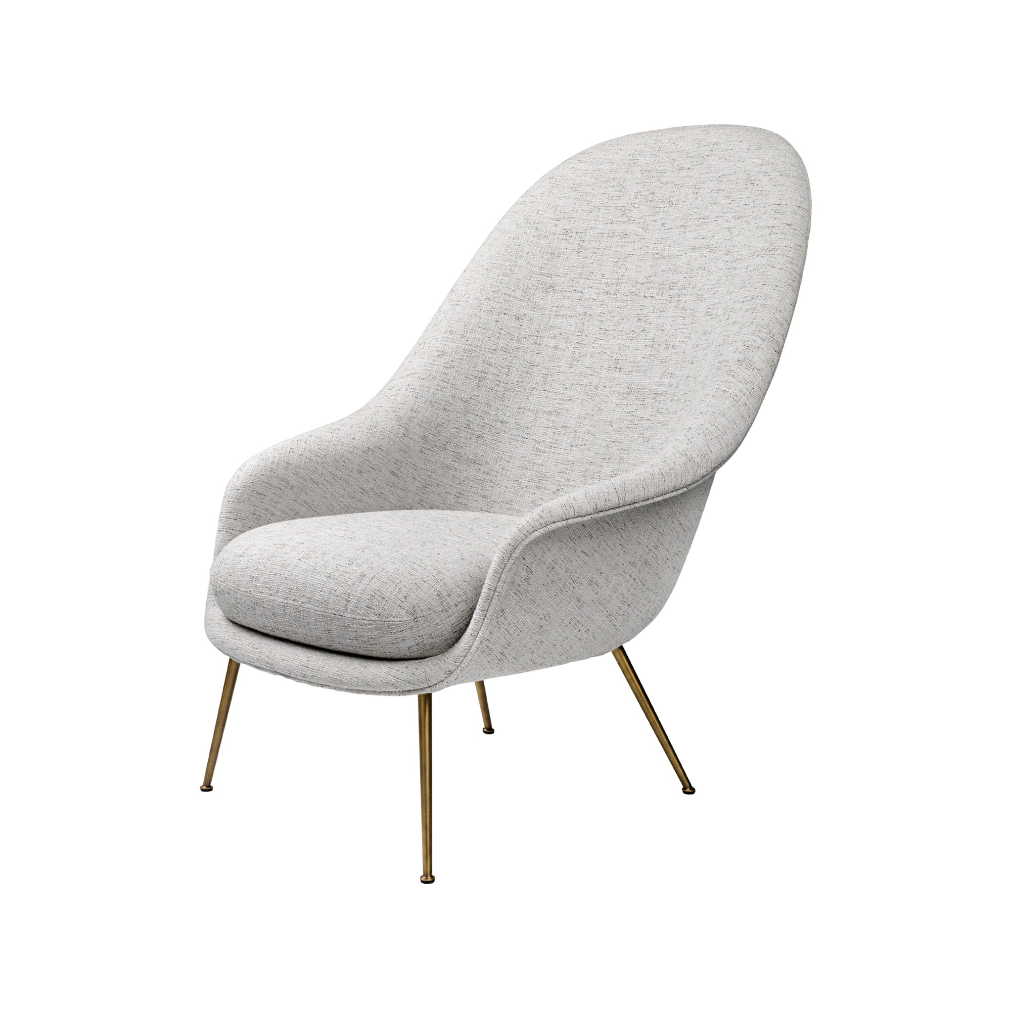 Bat Lounge Chair — High and Low Back with Conic Base