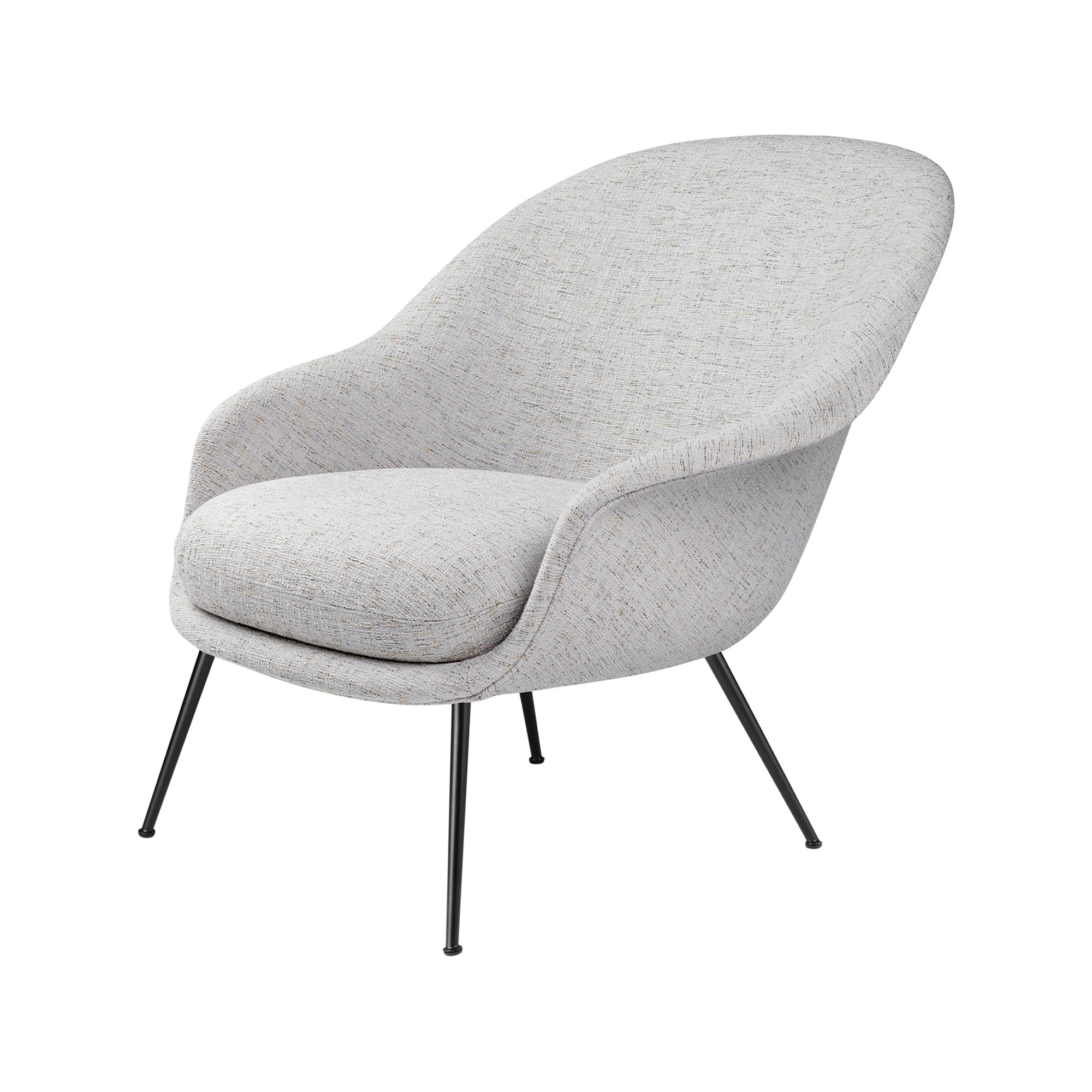 Bat Lounge Chair — High and Low Back with Conic Base
