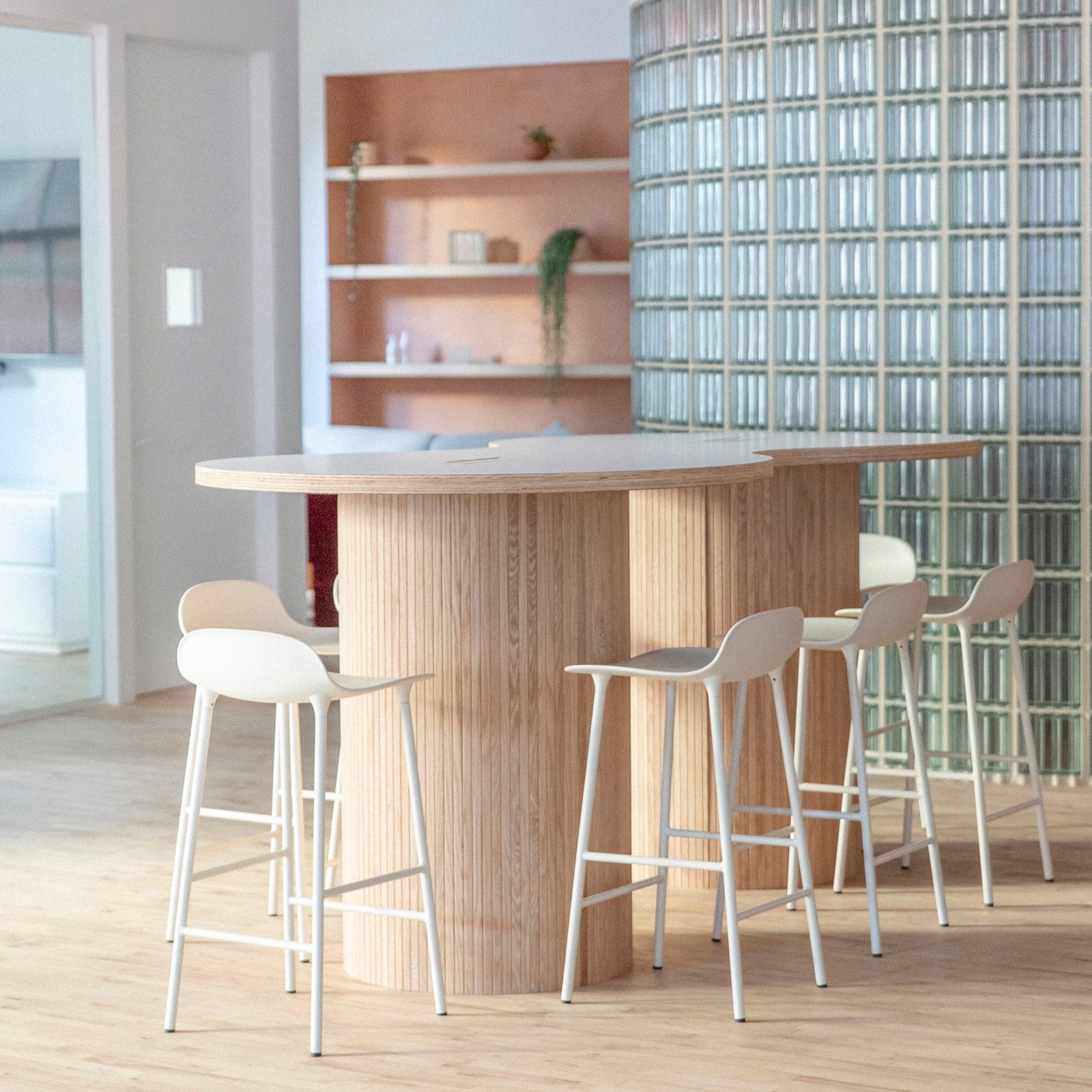 Form Barstool — Metal