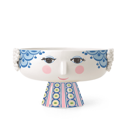 Bjørn Wiinblad Eva Bowl on Stand — Blue