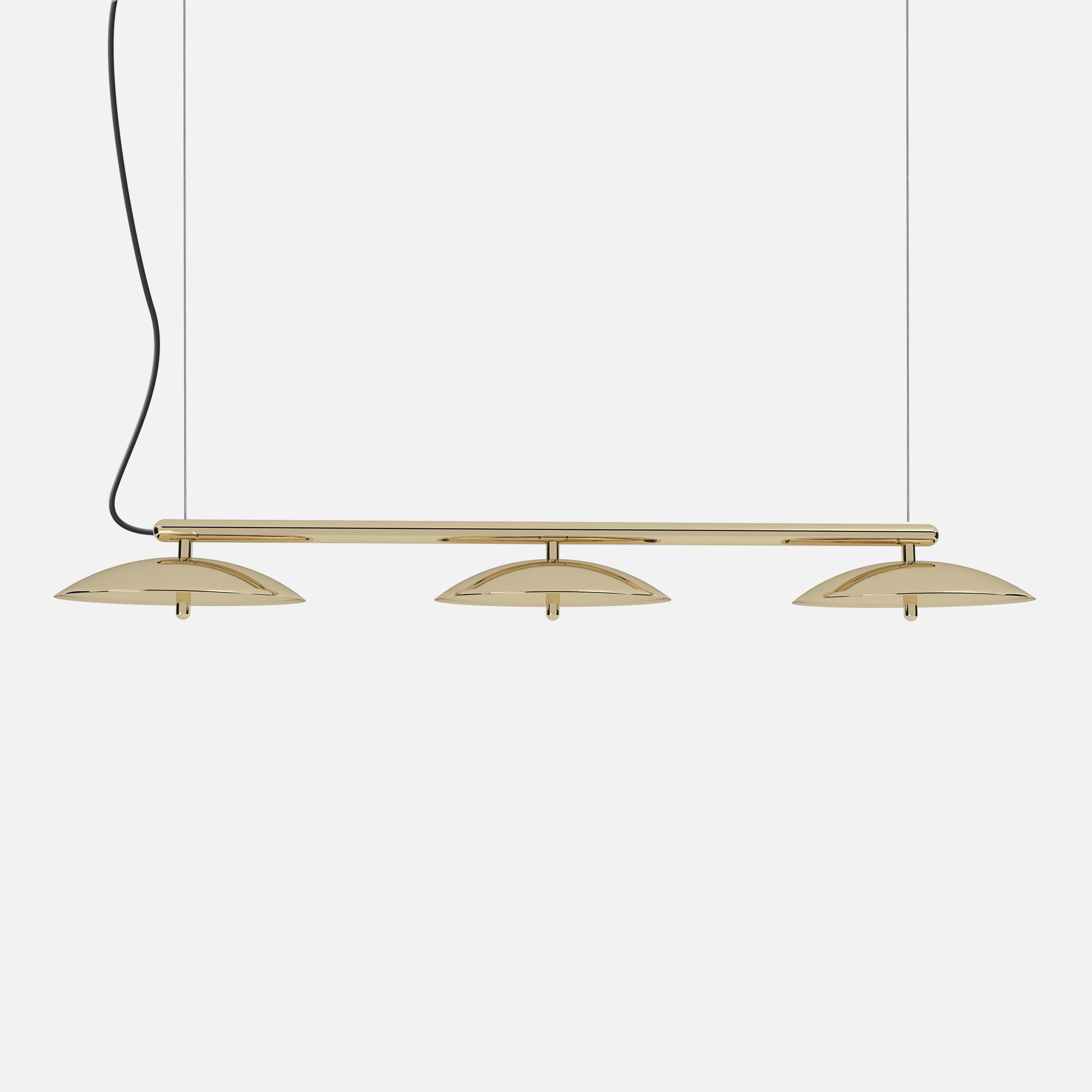 Signal Linear Pendant Light — Brass