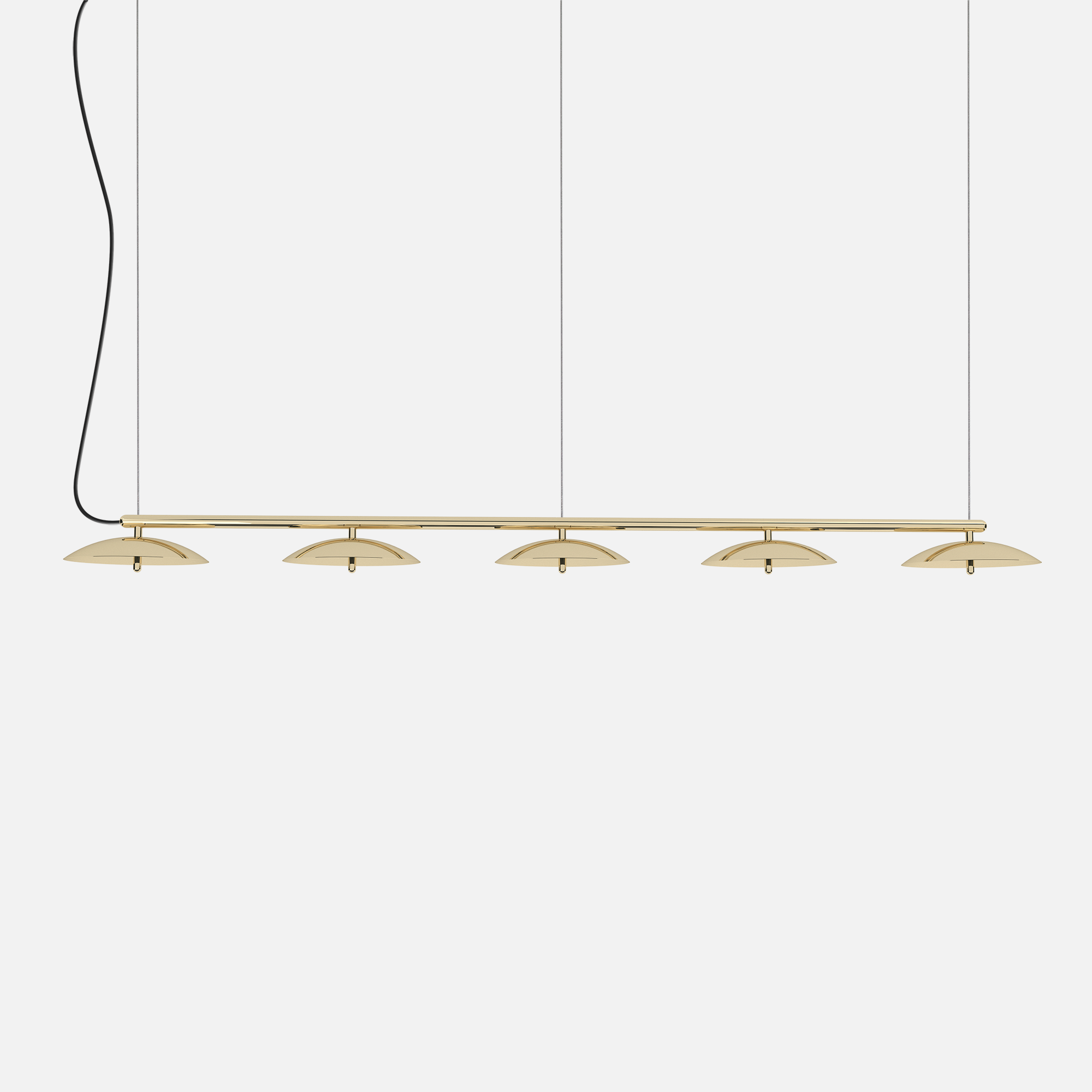 Signal Linear Pendant Light — Brass