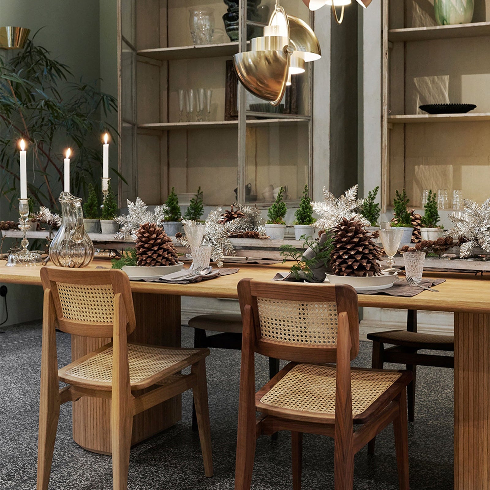 C-Chair Dining Chair — French Cane