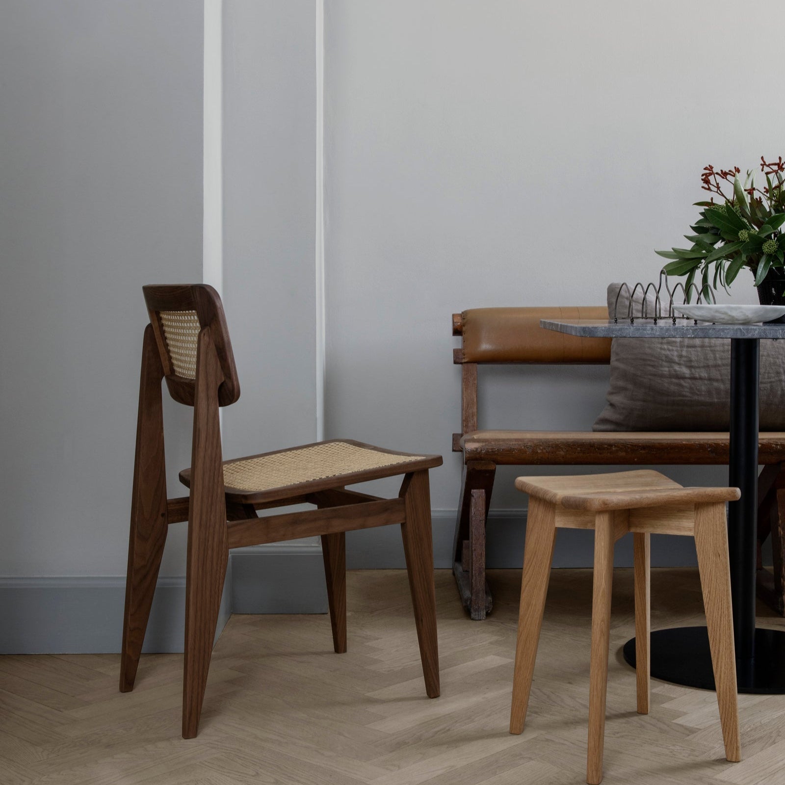 C-Chair Dining Chair — French Cane
