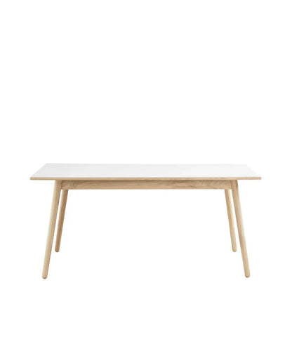 C35B Dining Table — Nature Lacquered Oak/Light Grey Linoleum