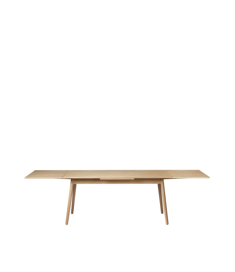 C35AH Dining Table With Dutch Extension — Nature Lacquered Oak