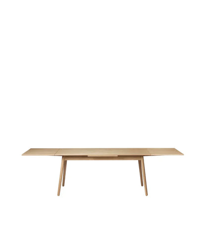 C35AH Dining Table With Dutch Extension — Nature Lacquered Oak