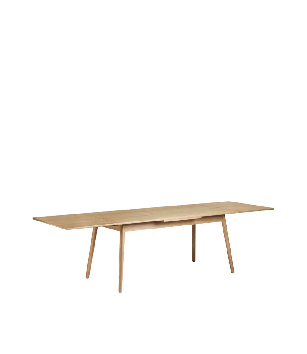 C35AH Dining Table With Dutch Extension — Nature Lacquered Oak
