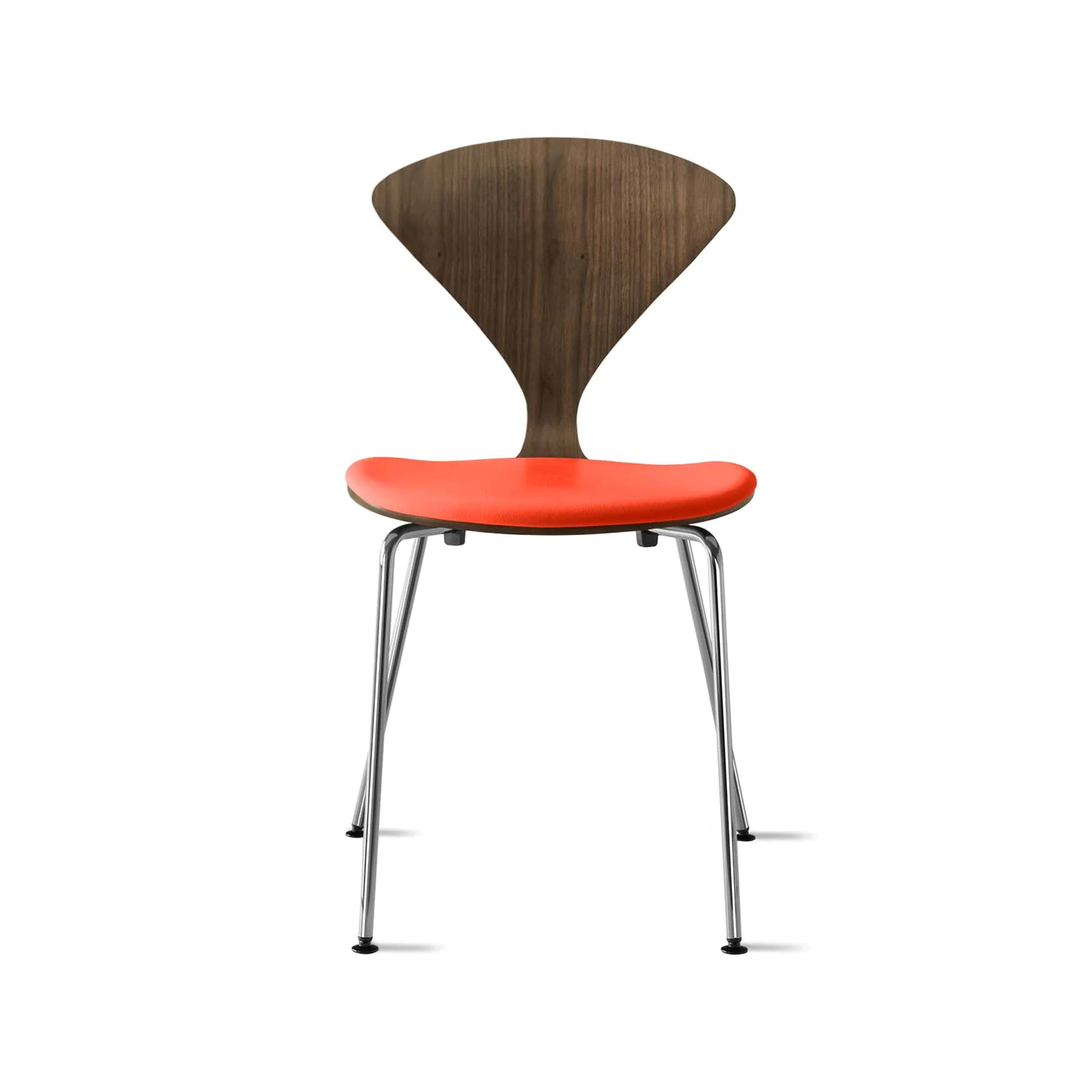 Cherner Metal Side Chair with Seat Pad