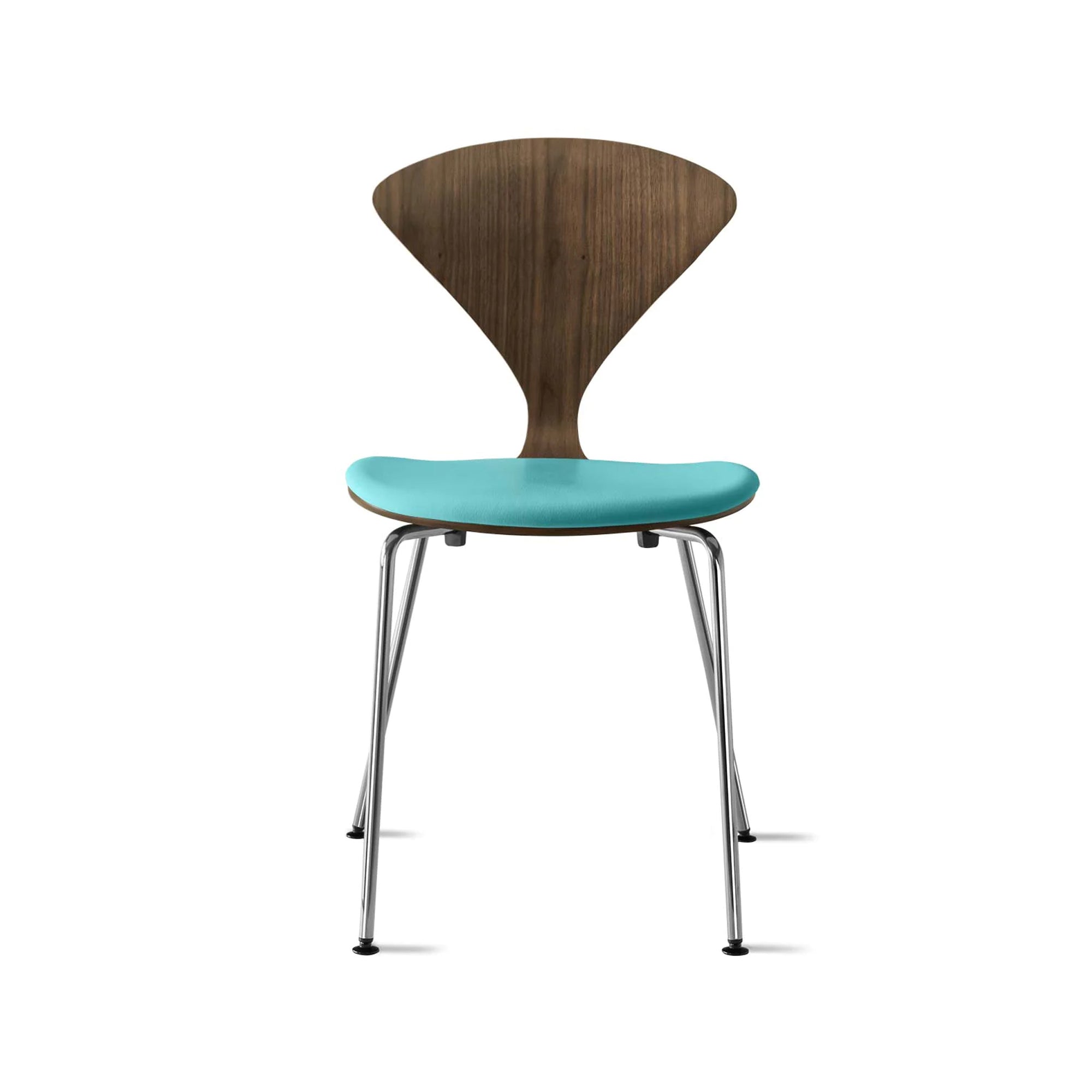 Cherner Metal Side Chair with Seat Pad
