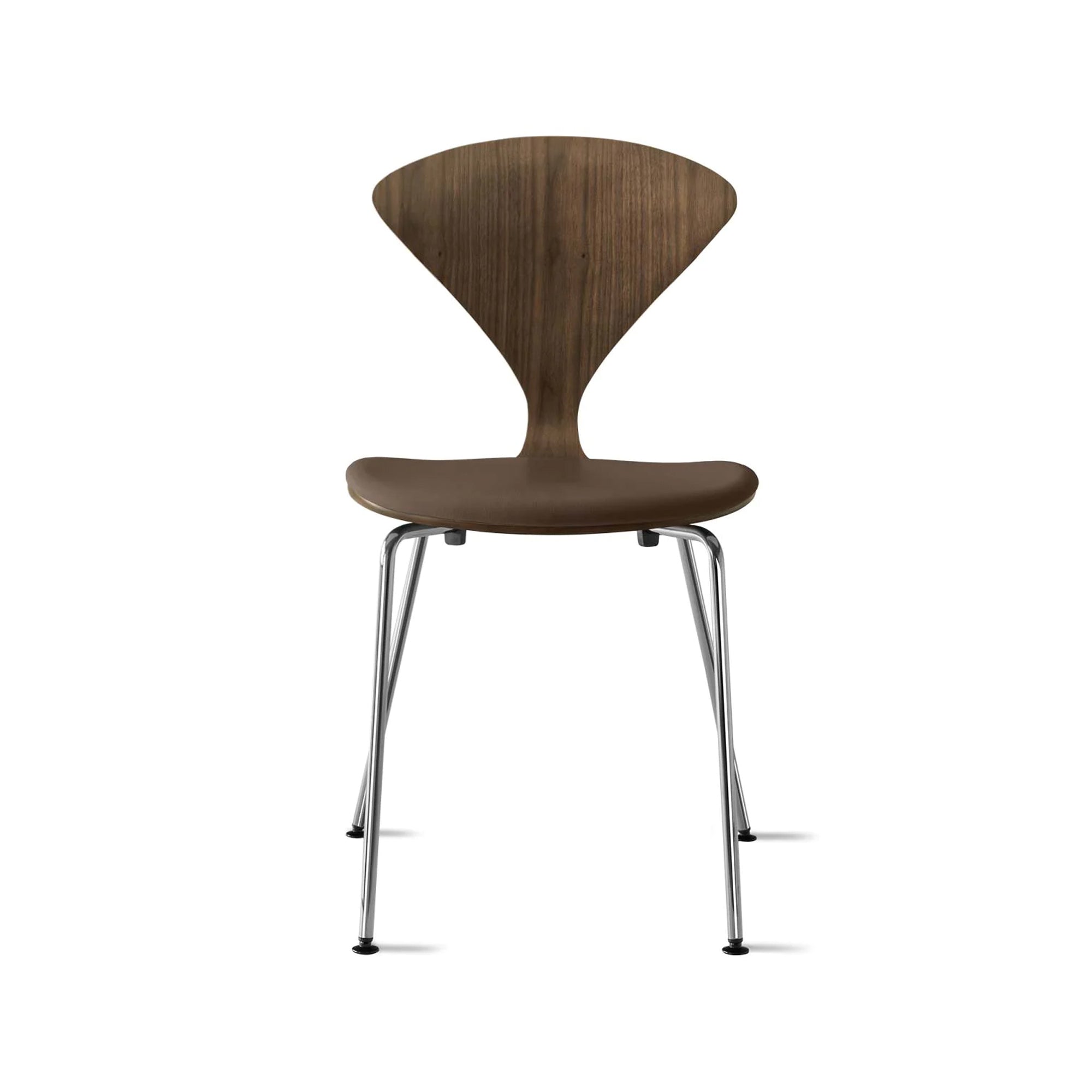Cherner Metal Side Chair with Seat Pad