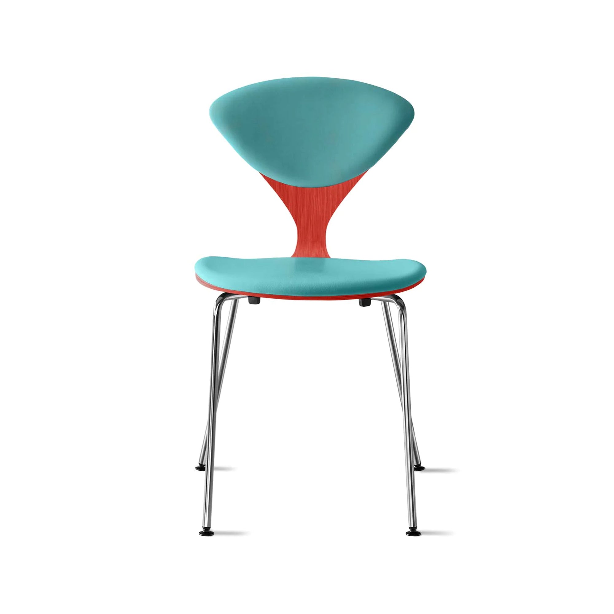 Cherner Metal Side Chair with Seat and Back Pads