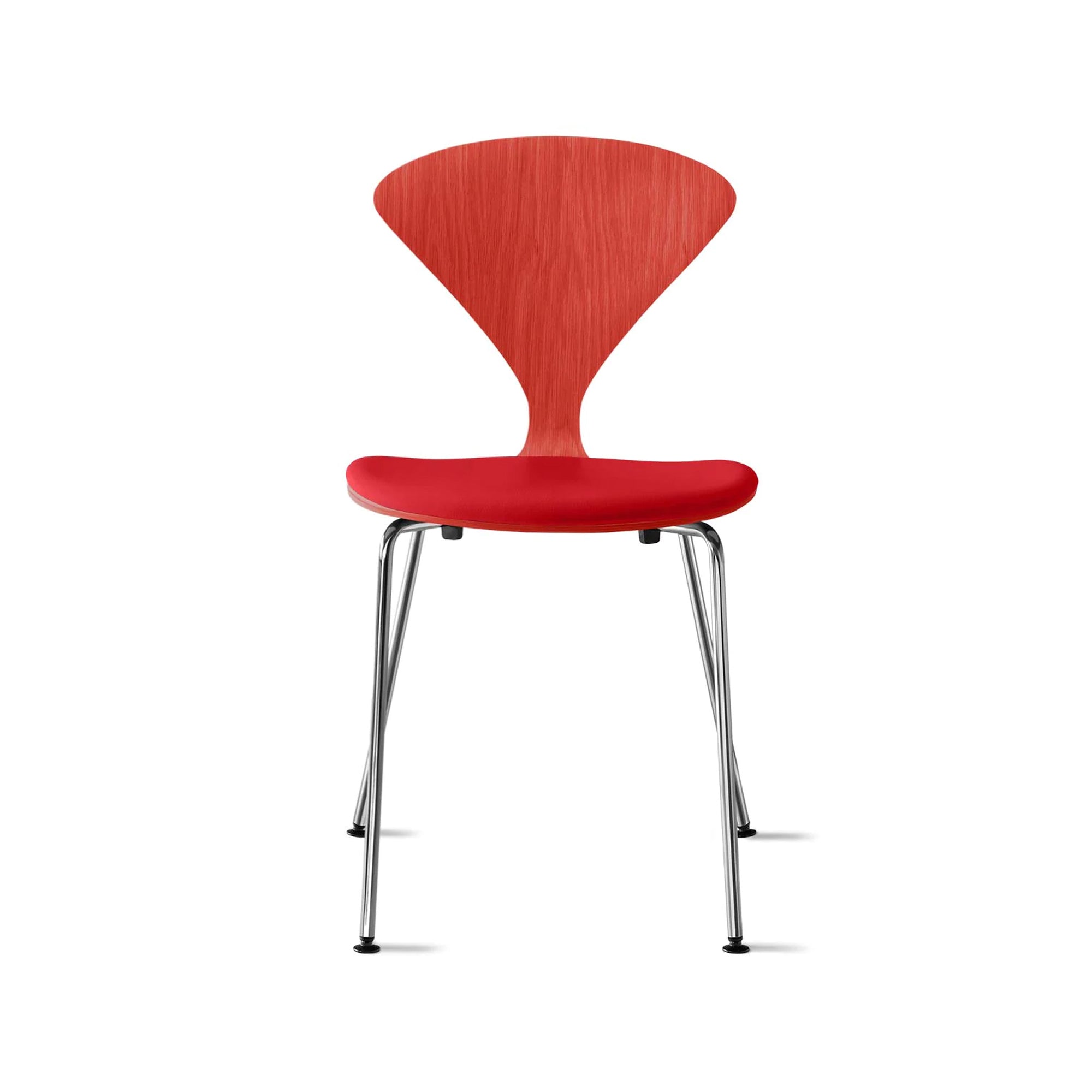 Cherner Metal Side Chair with Seat Pad