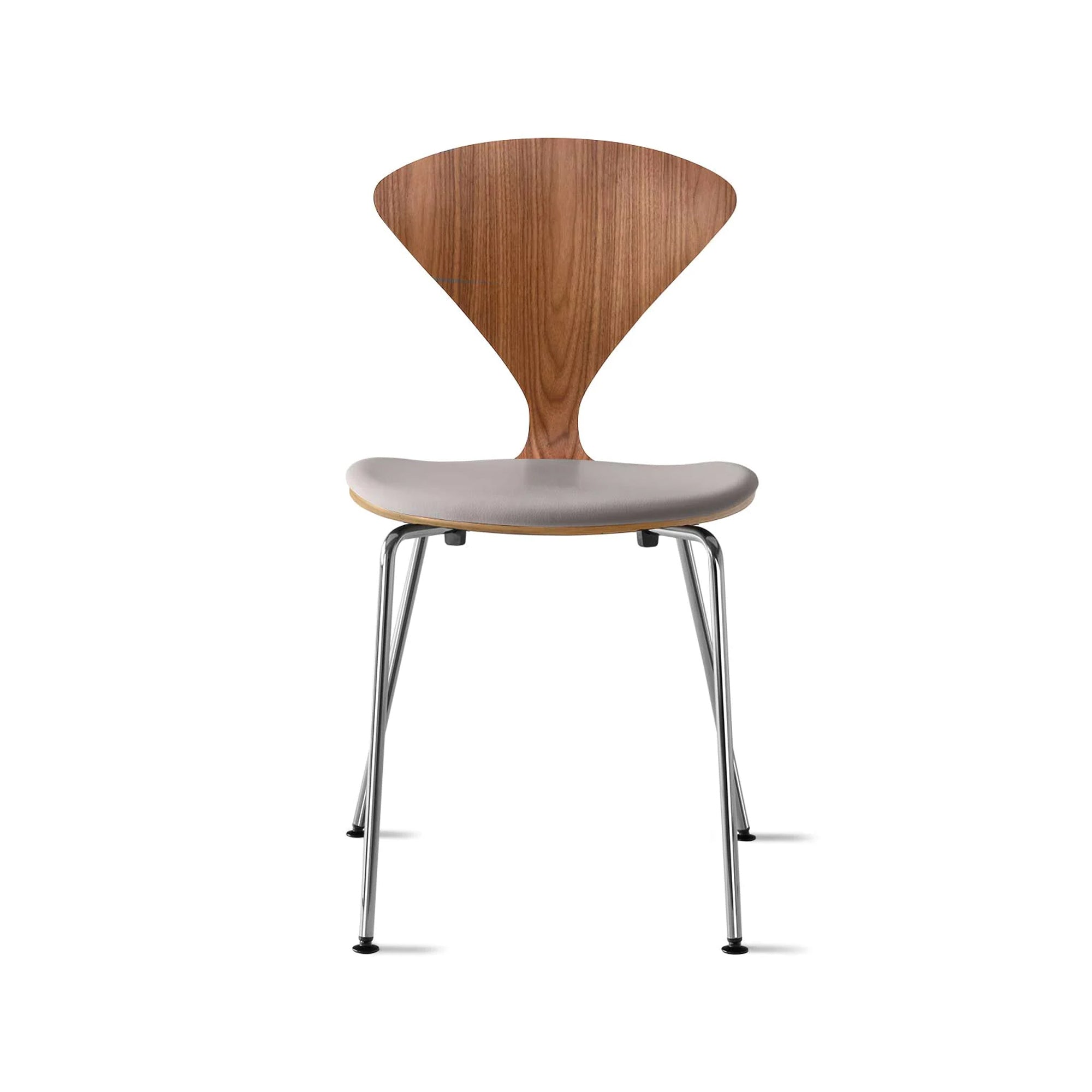 Cherner Metal Side Chair with Seat Pad