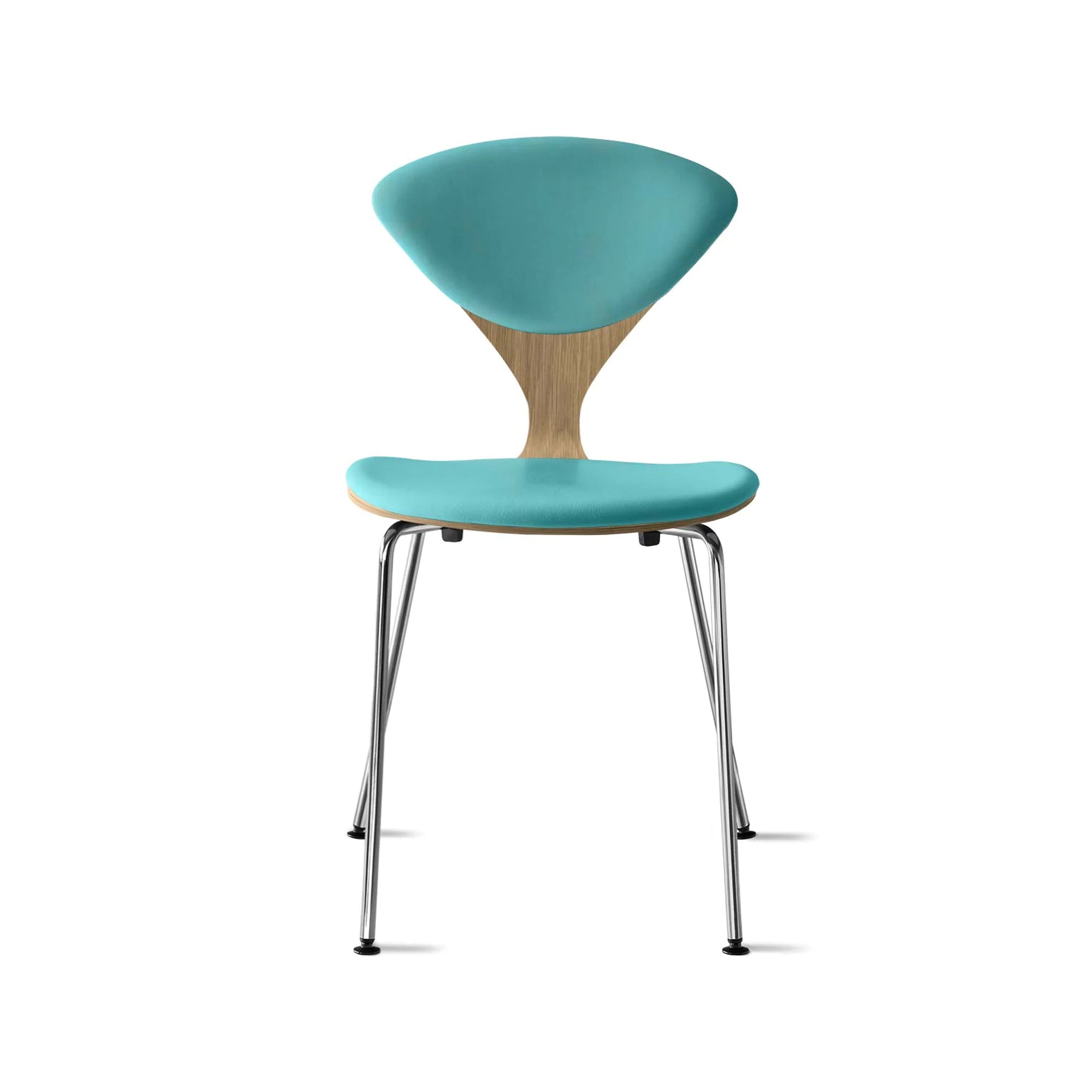 Cherner Metal Side Chair with Seat and Back Pads