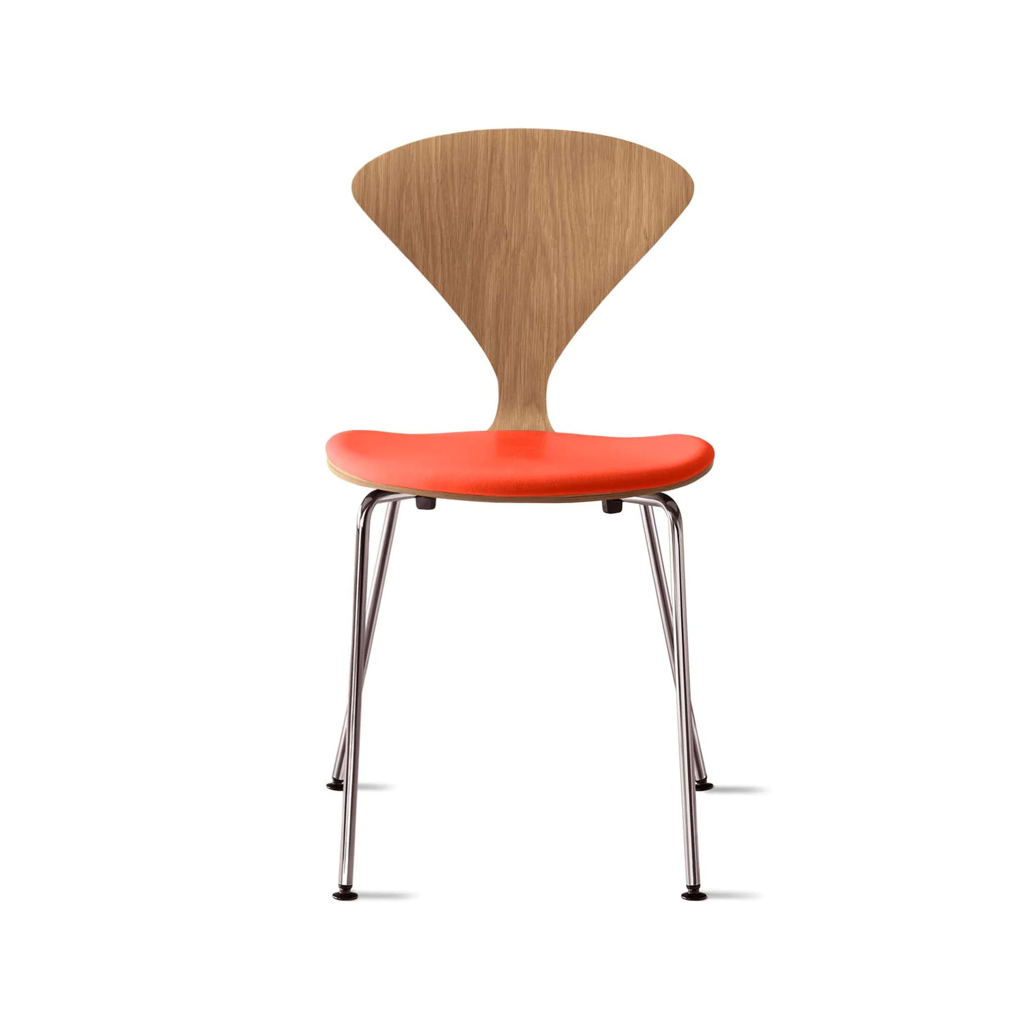Cherner Metal Side Chair with Seat Pad