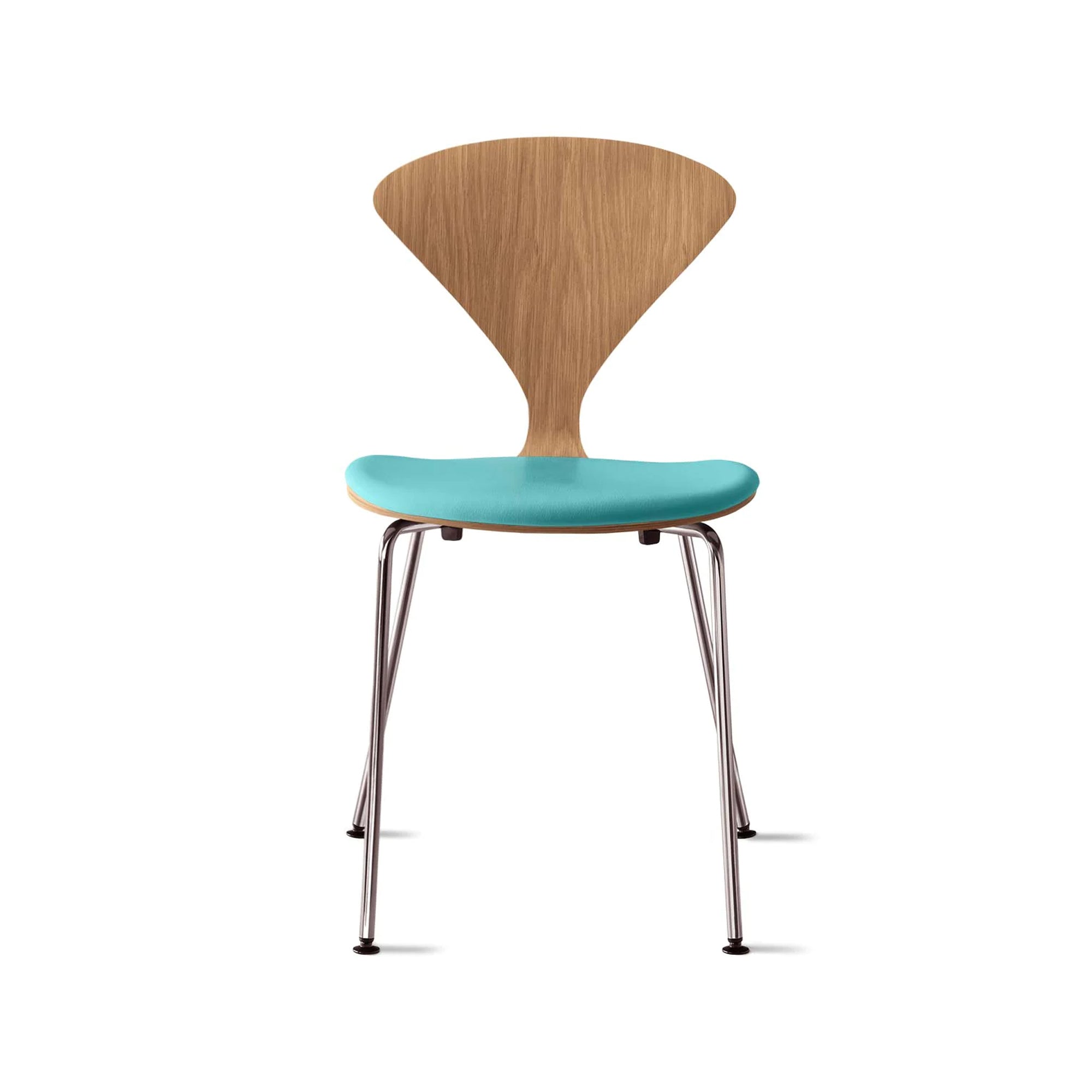 Cherner Metal Side Chair with Seat Pad