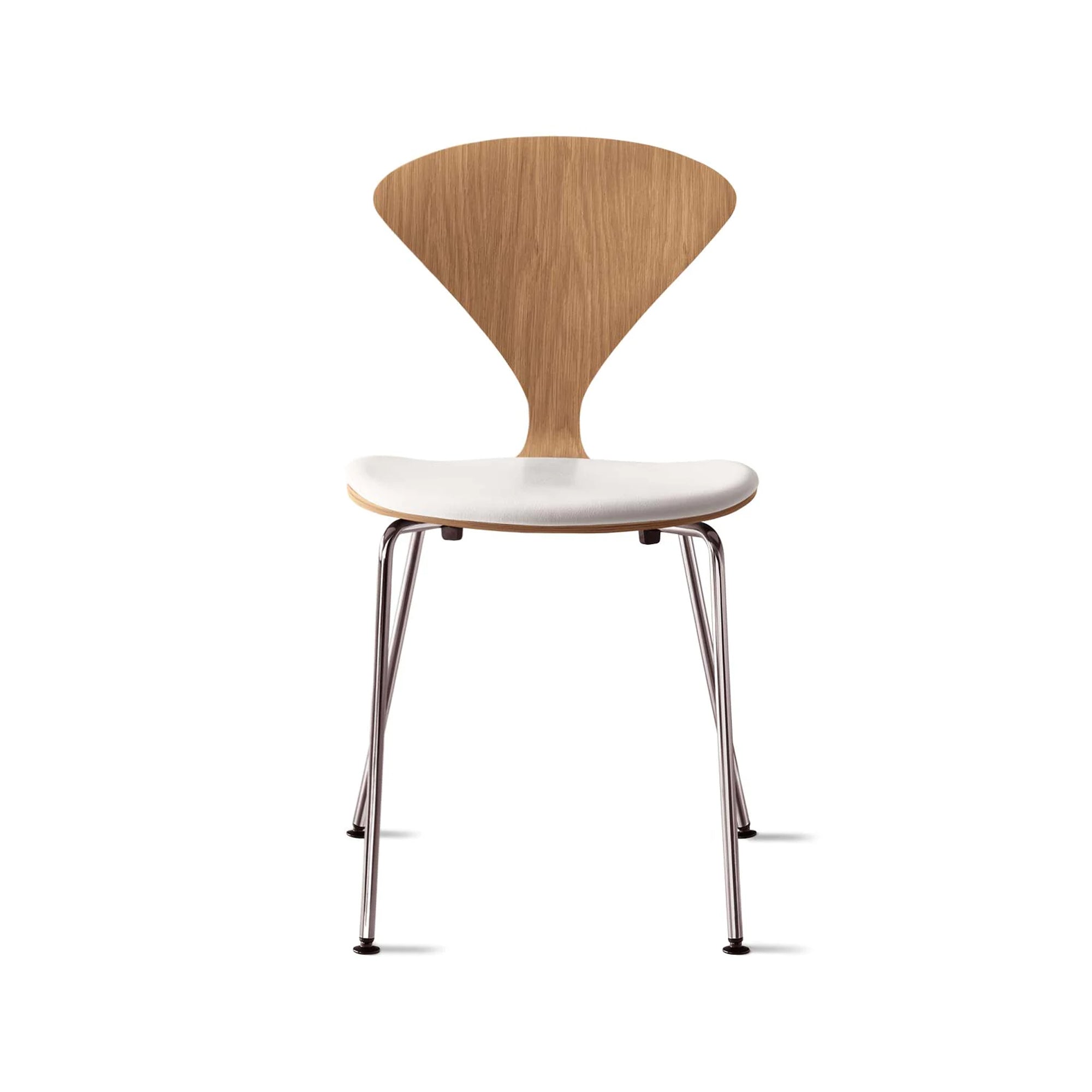 Cherner Metal Side Chair with Seat Pad