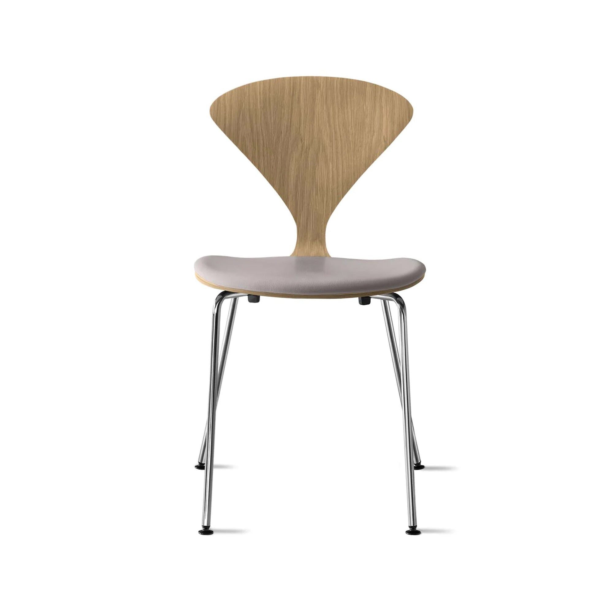 Cherner Metal Side Chair with Seat Pad