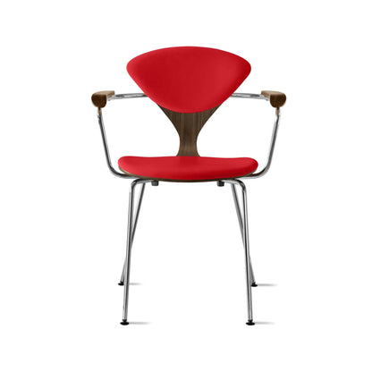 Cherner Metal Armchair with Seat and Back Pads