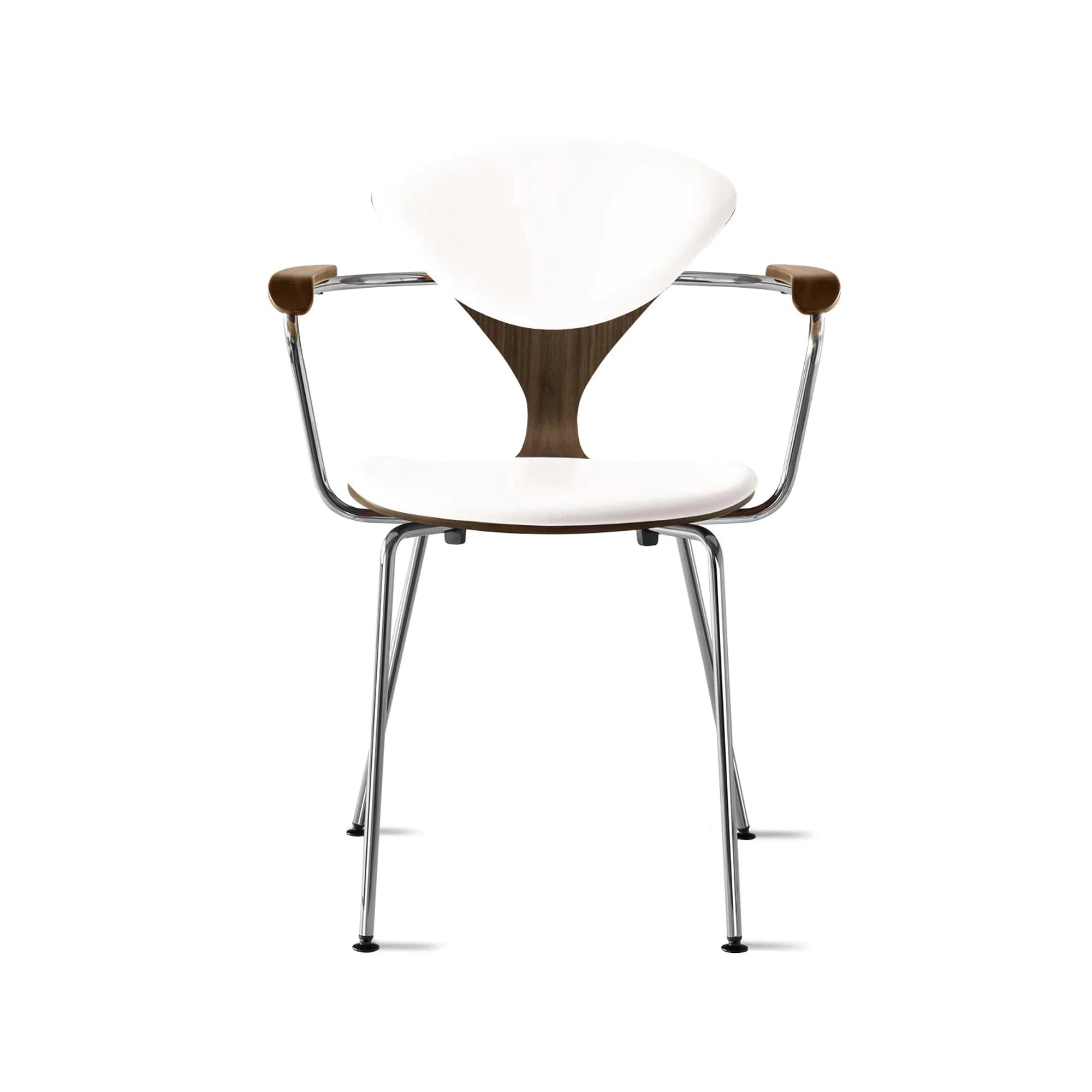 Cherner Metal Armchair with Seat and Back Pads