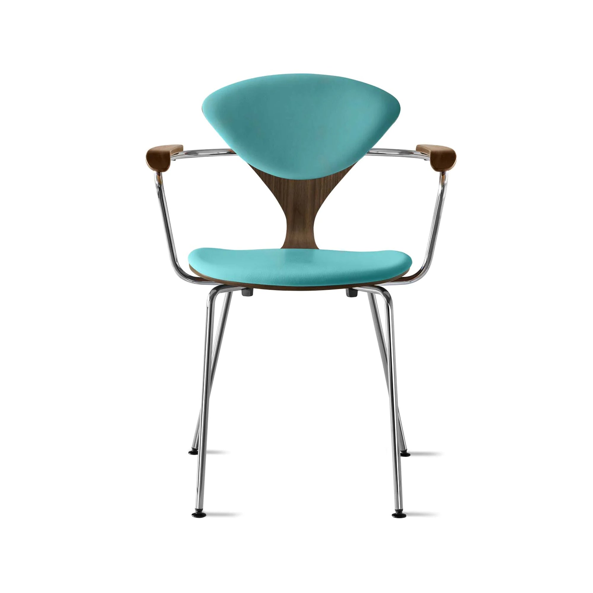 Cherner Metal Armchair with Seat and Back Pads