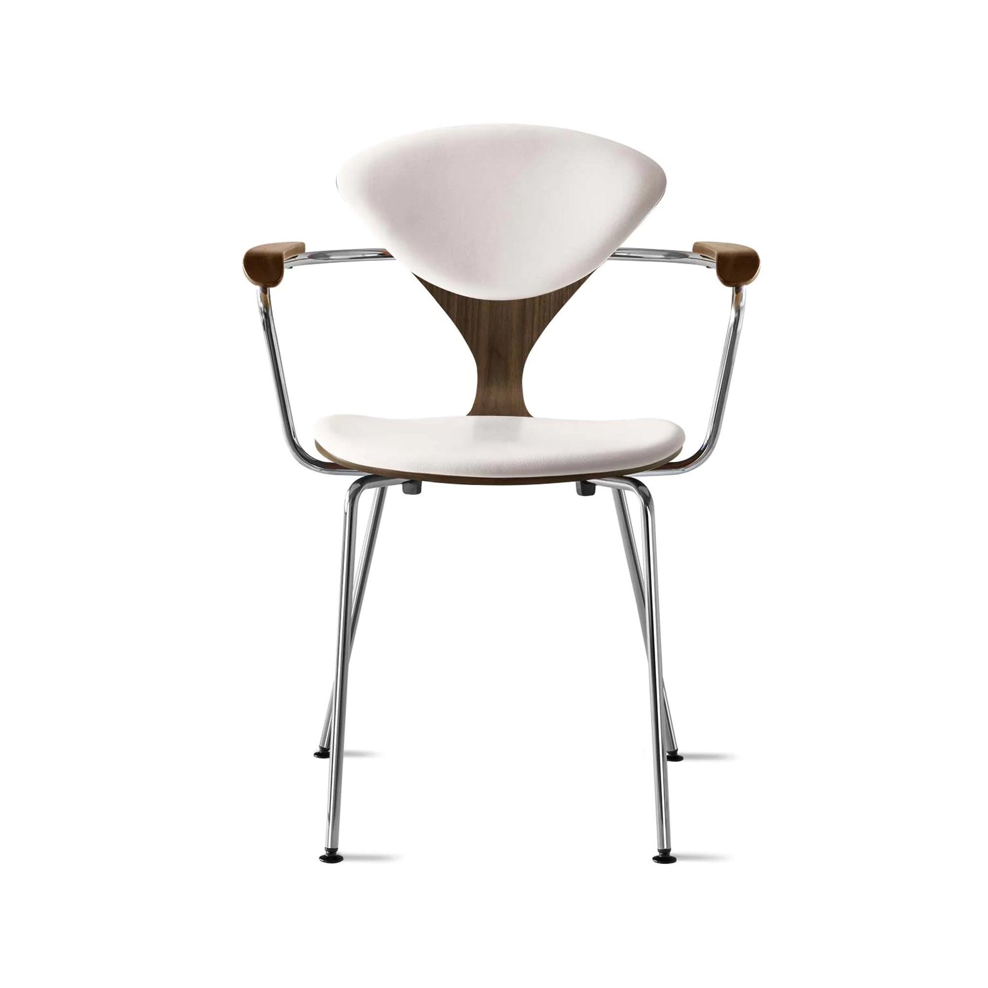 Cherner Metal Armchair with Seat and Back Pads