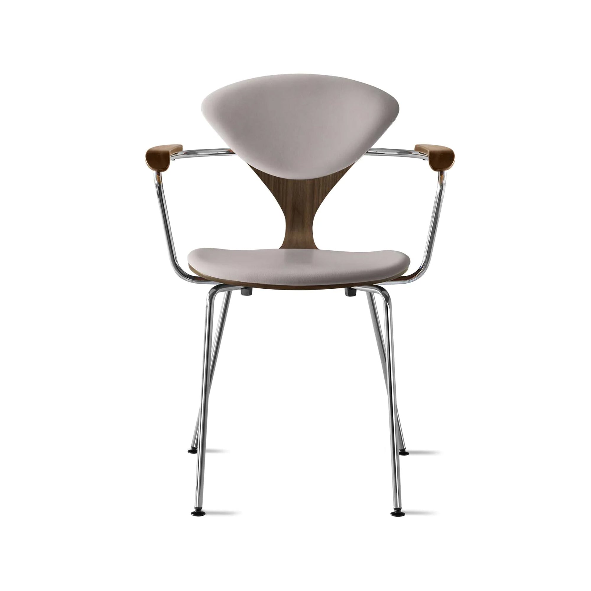 Cherner Metal Armchair with Seat and Back Pads
