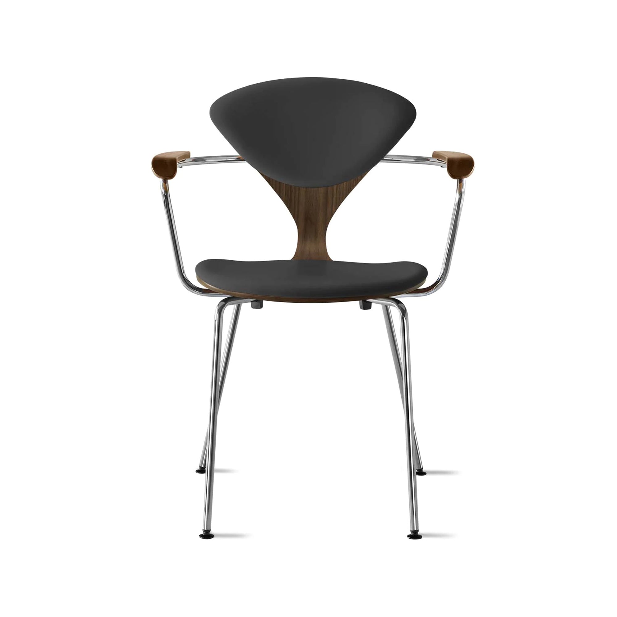 Cherner Metal Armchair with Seat and Back Pads
