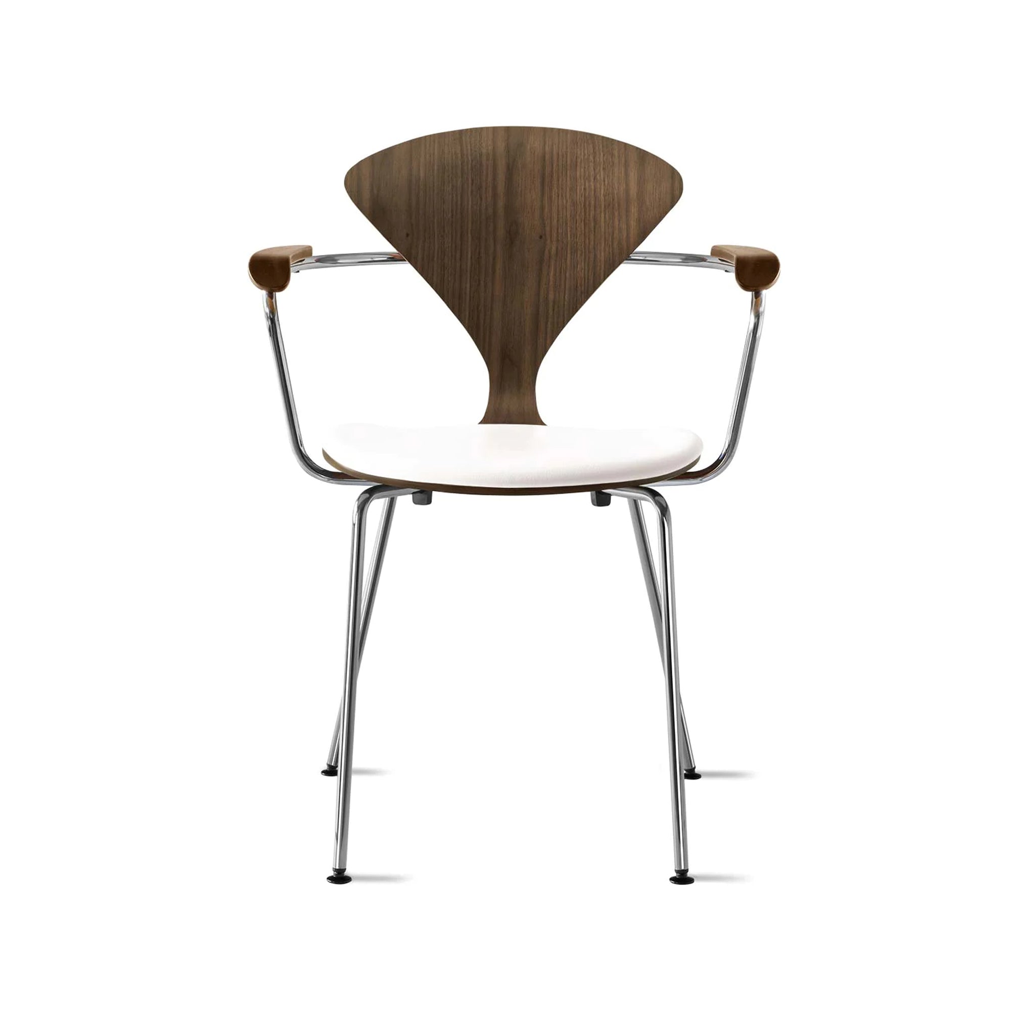Cherner Metal Armchair with Seat Pad