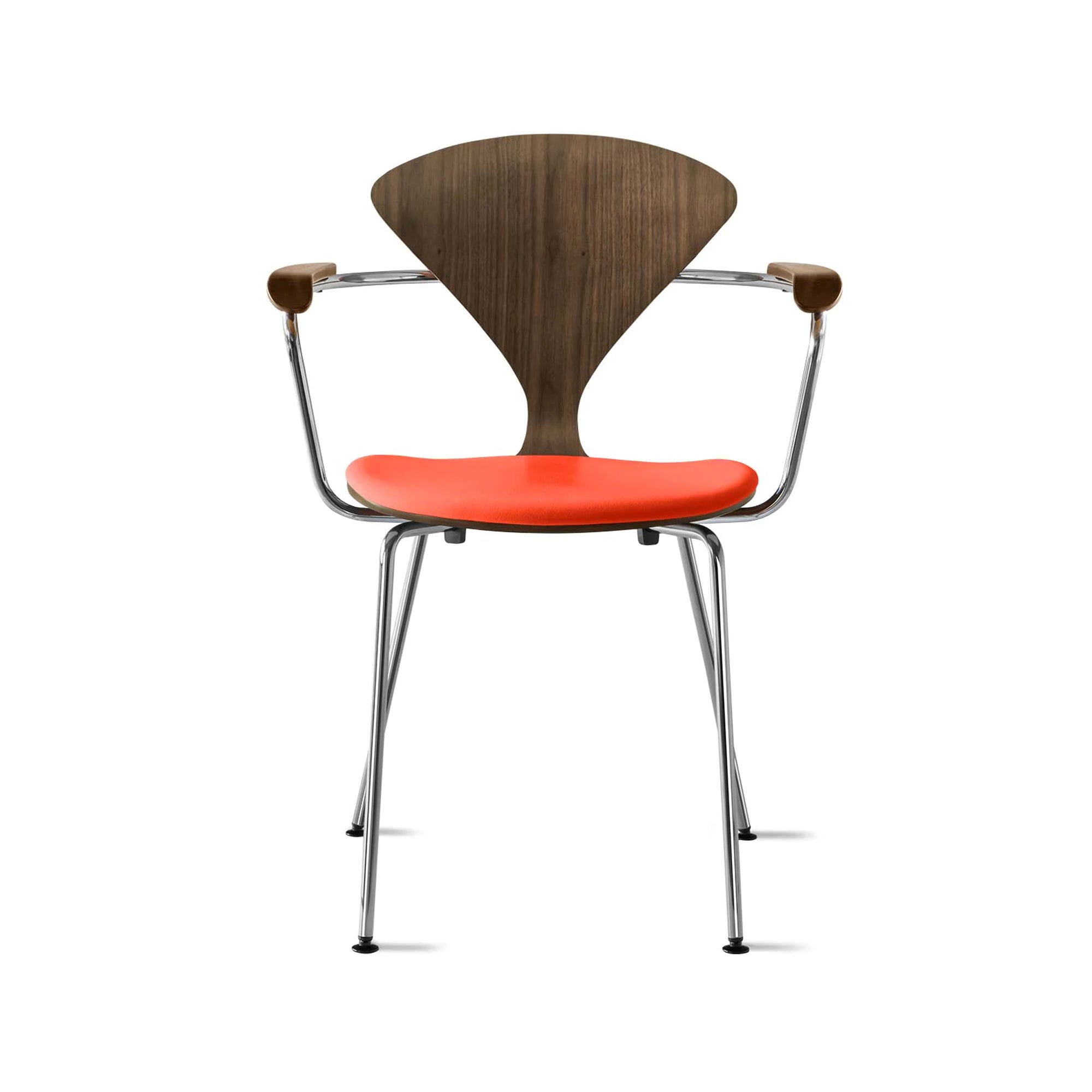Cherner Metal Armchair with Seat Pad