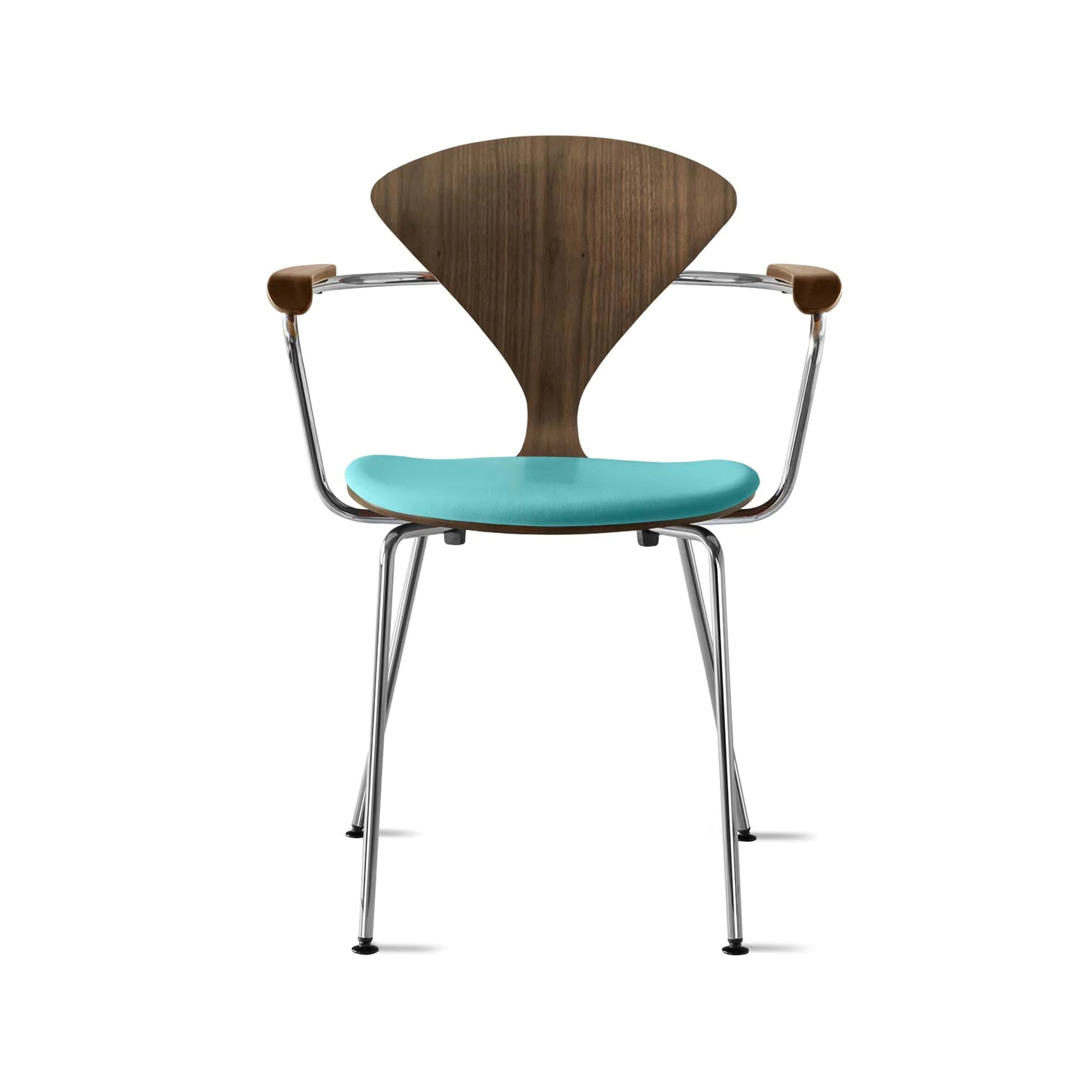 Cherner Metal Armchair with Seat Pad
