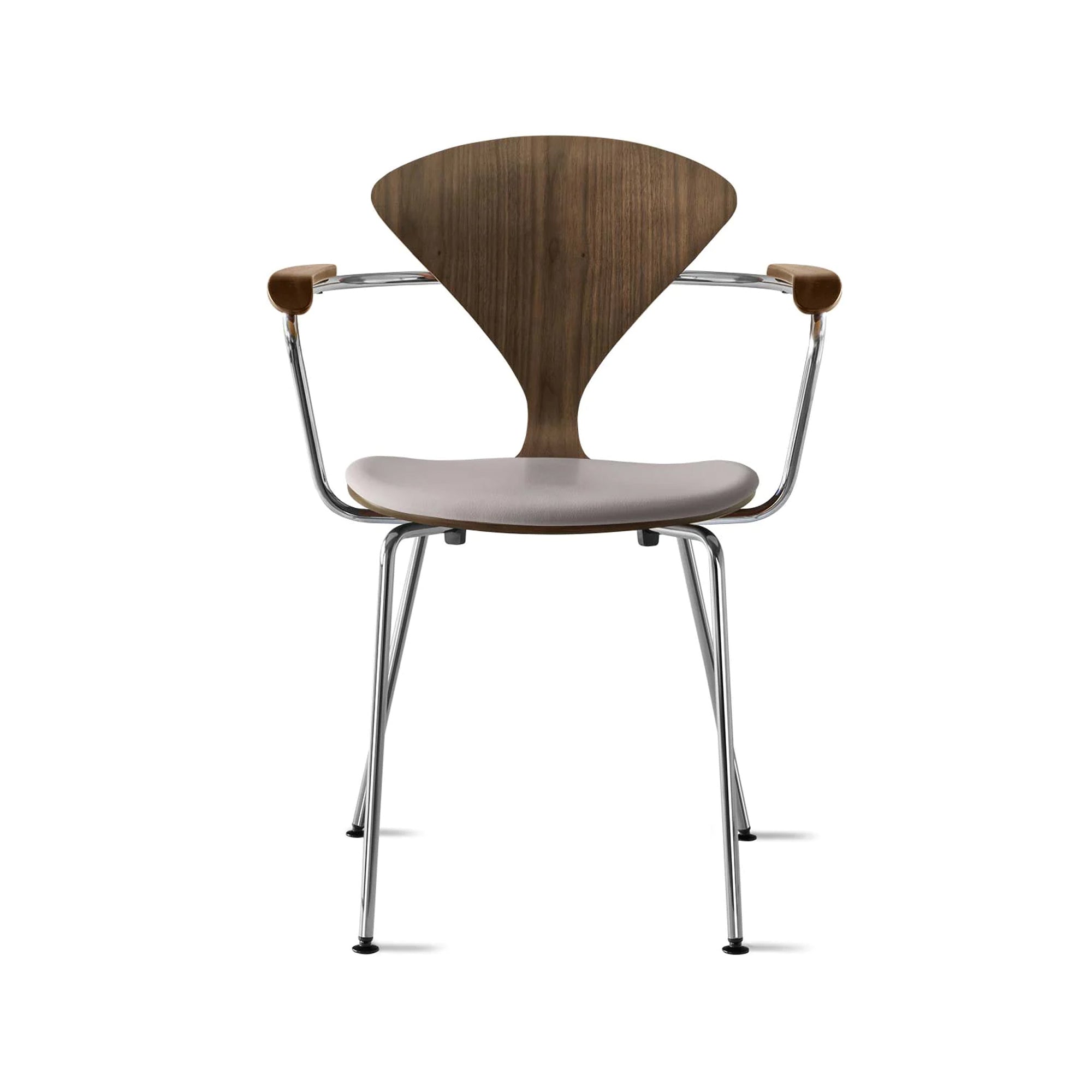Cherner Metal Armchair with Seat Pad
