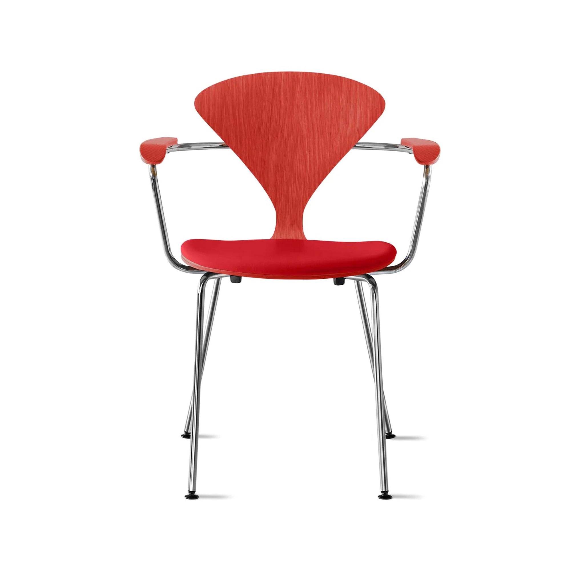Cherner Metal Armchair with Seat Pad